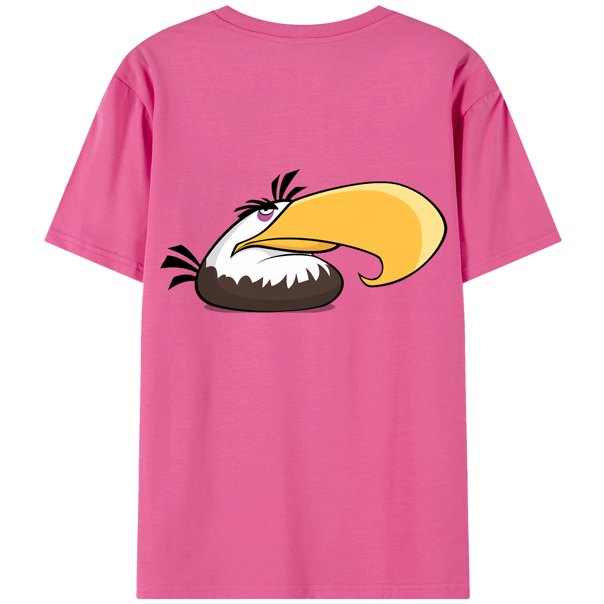 （画像用） Angry Birds アングリーバード レディース半袖Tシャツ(バックプリント)