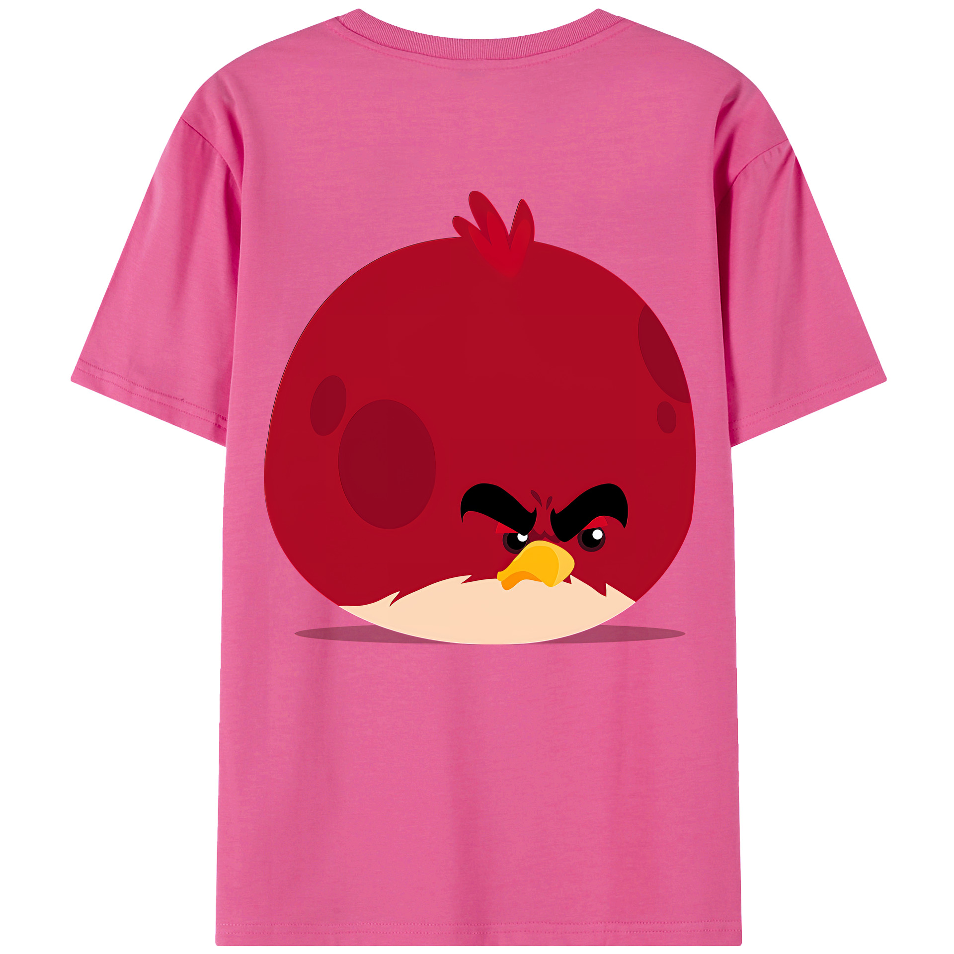 （画像用） Angry Birds アングリーバード レディース半袖Tシャツ(バックプリント)