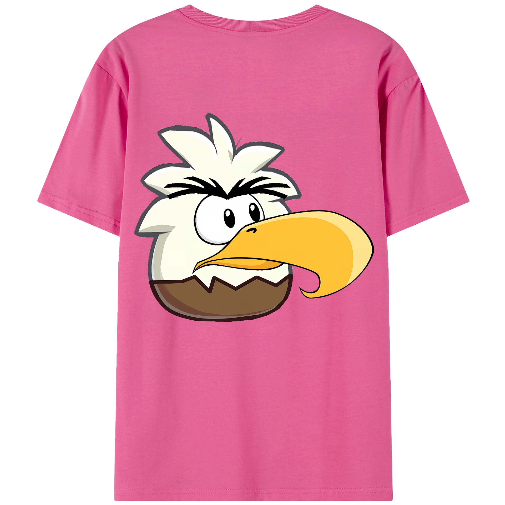 （画像用） Angry Birds アングリーバード レディース半袖Tシャツ(バックプリント)
