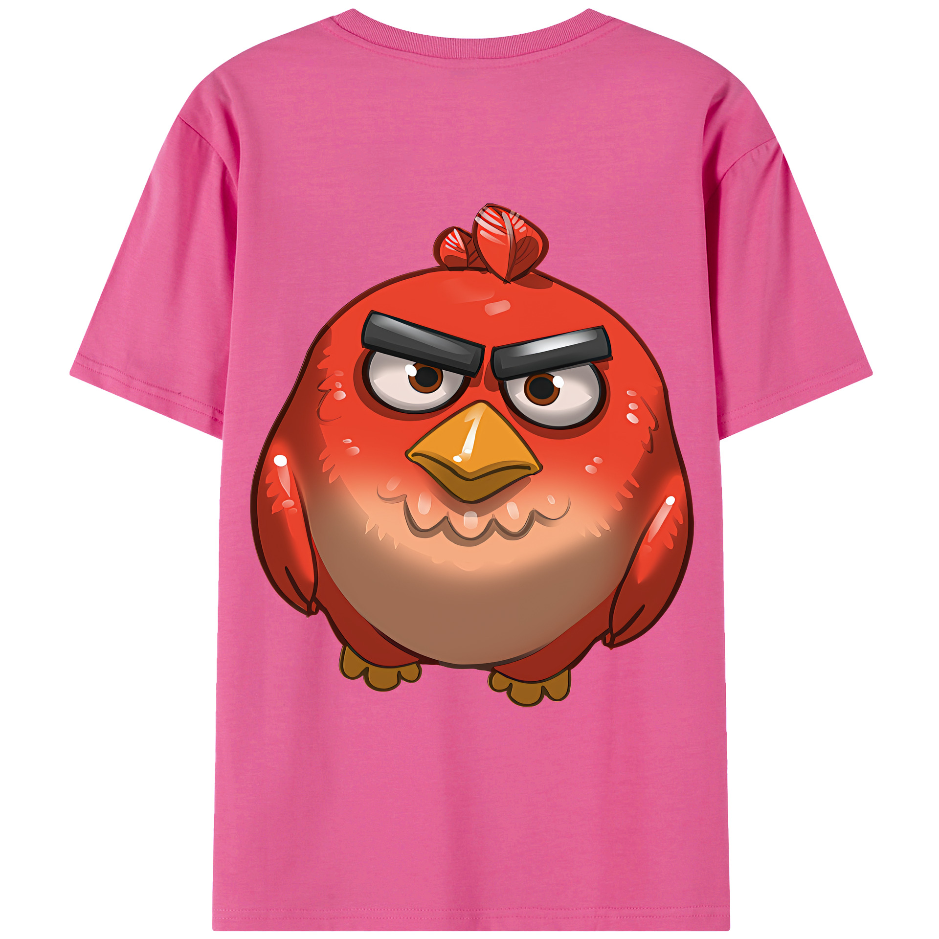 （画像用） Angry Birds アングリーバード レディース半袖Tシャツ(バックプリント)