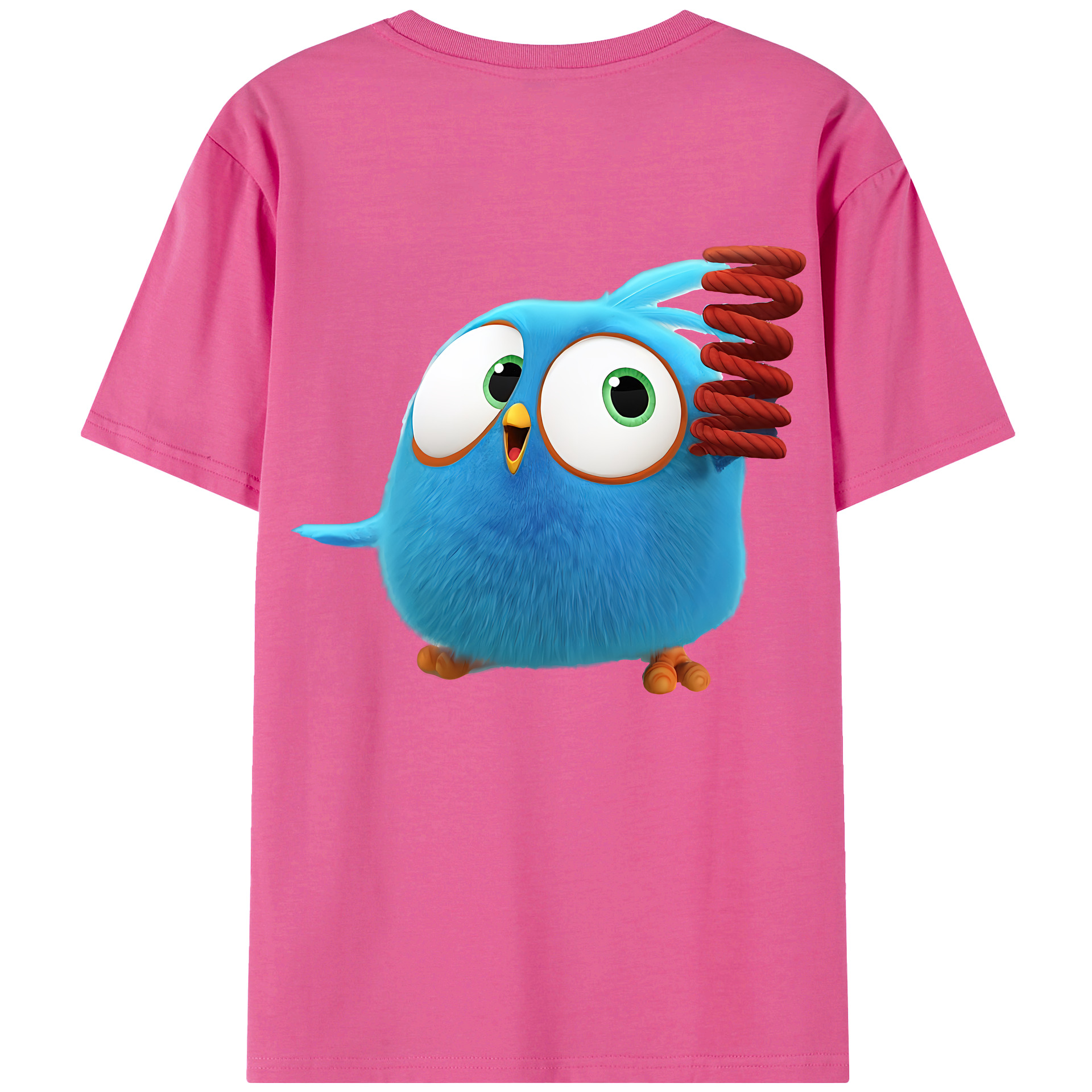 （画像用） Angry Birds アングリーバード レディース半袖Tシャツ(バックプリント)