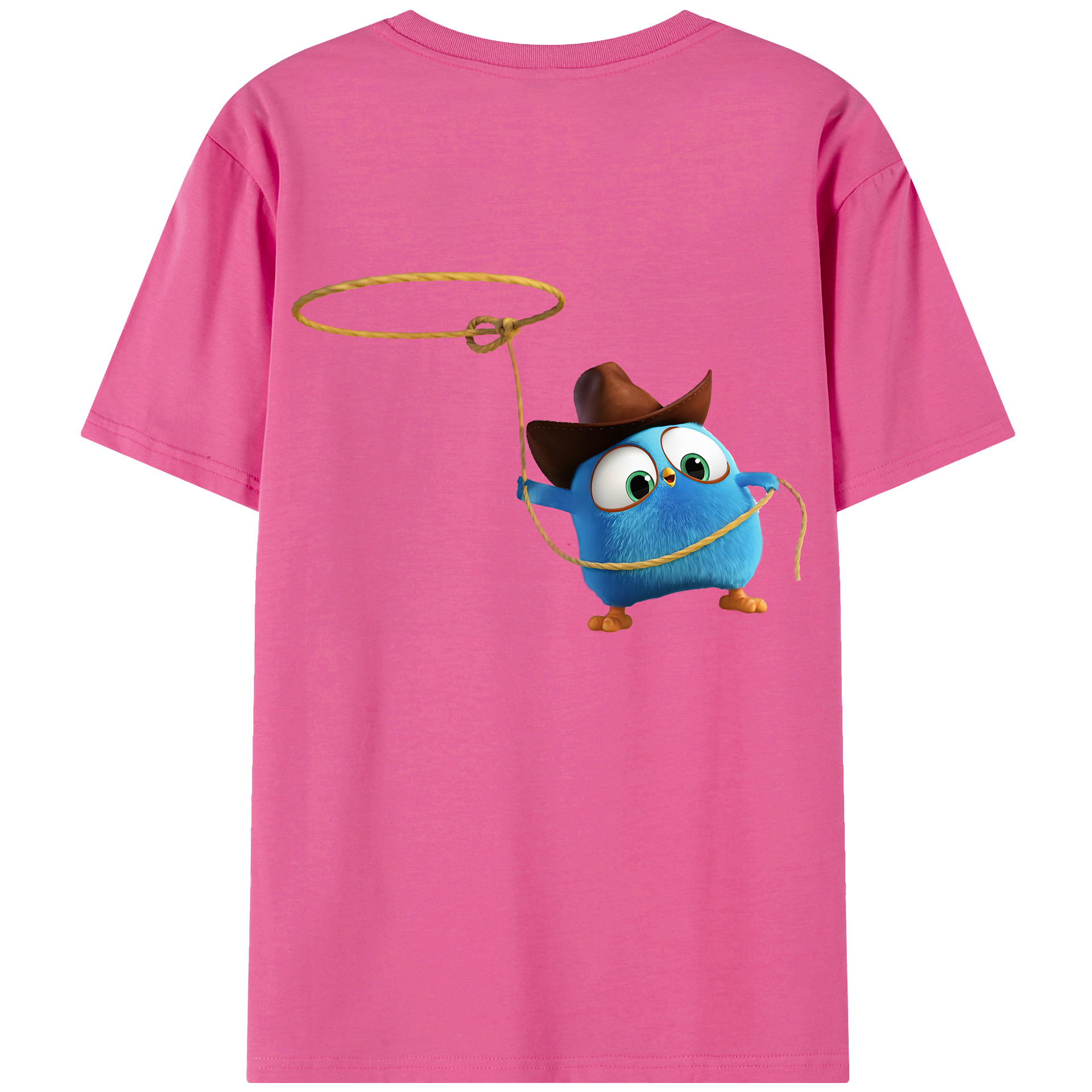 （画像用） Angry Birds アングリーバード レディース半袖Tシャツ(バックプリント)