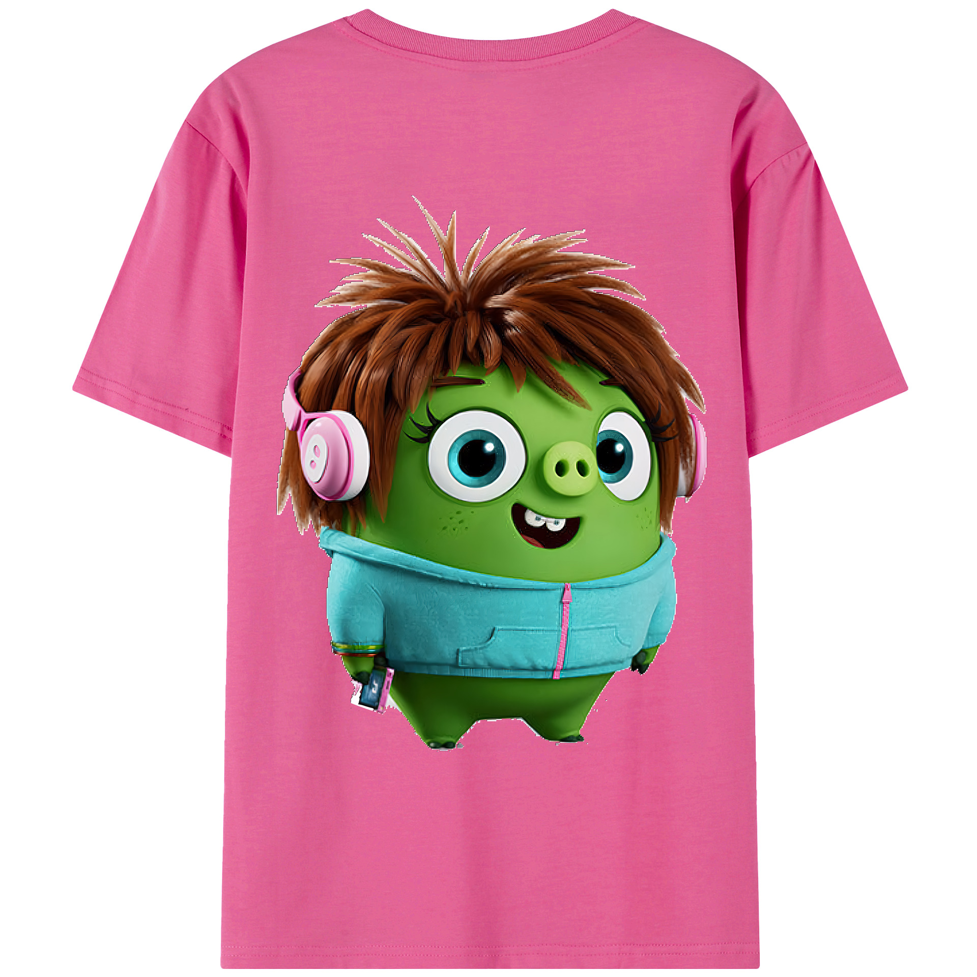 （画像用） Angry Birds アングリーバード レディース半袖Tシャツ(バックプリント)