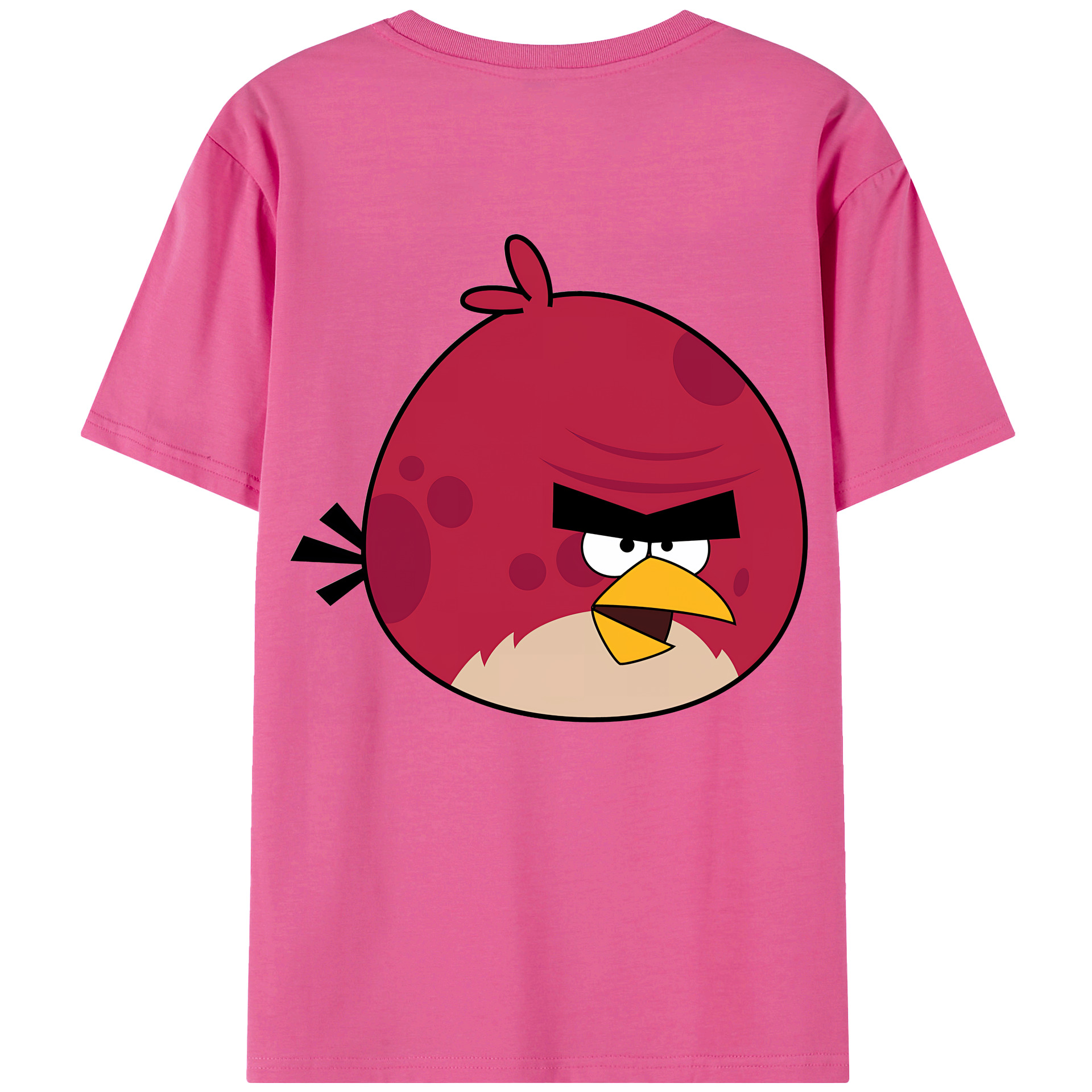 （画像用） Angry Birds アングリーバード レディース半袖Tシャツ(バックプリント)