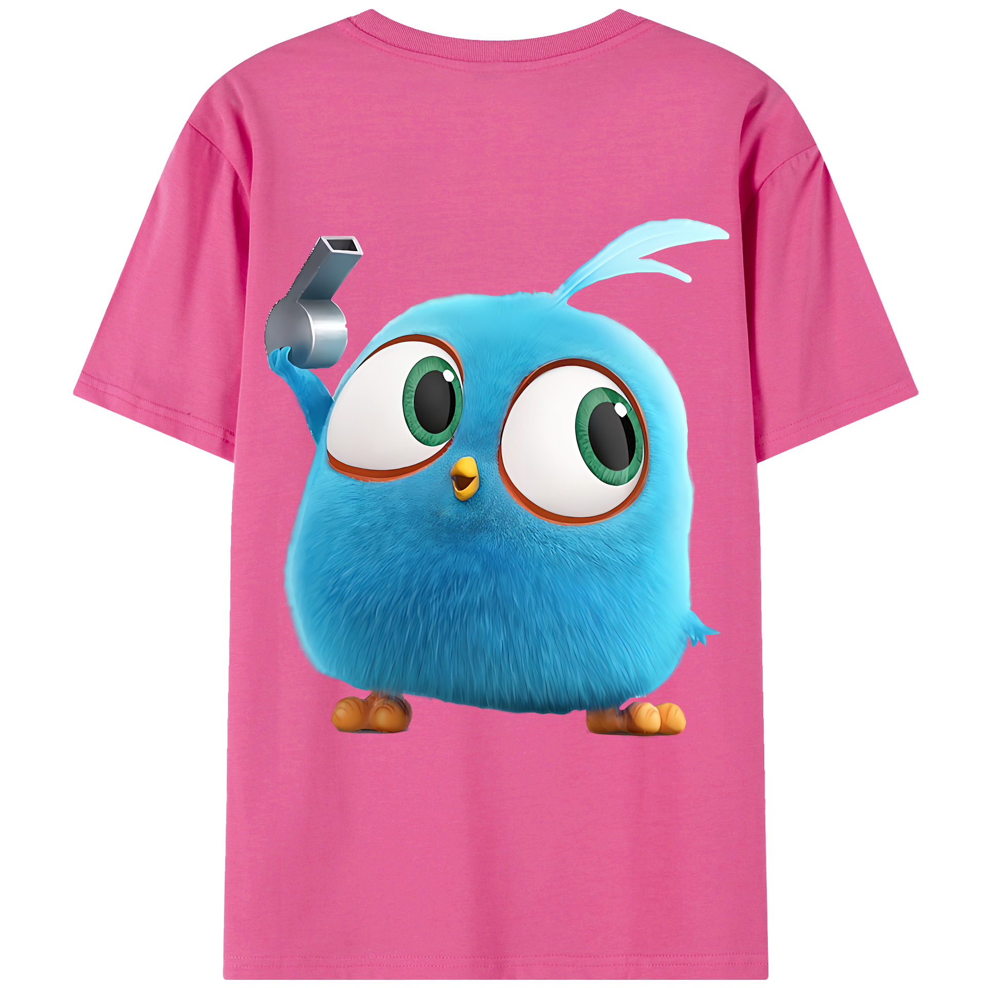 （画像用） Angry Birds アングリーバード レディース半袖Tシャツ(バックプリント)