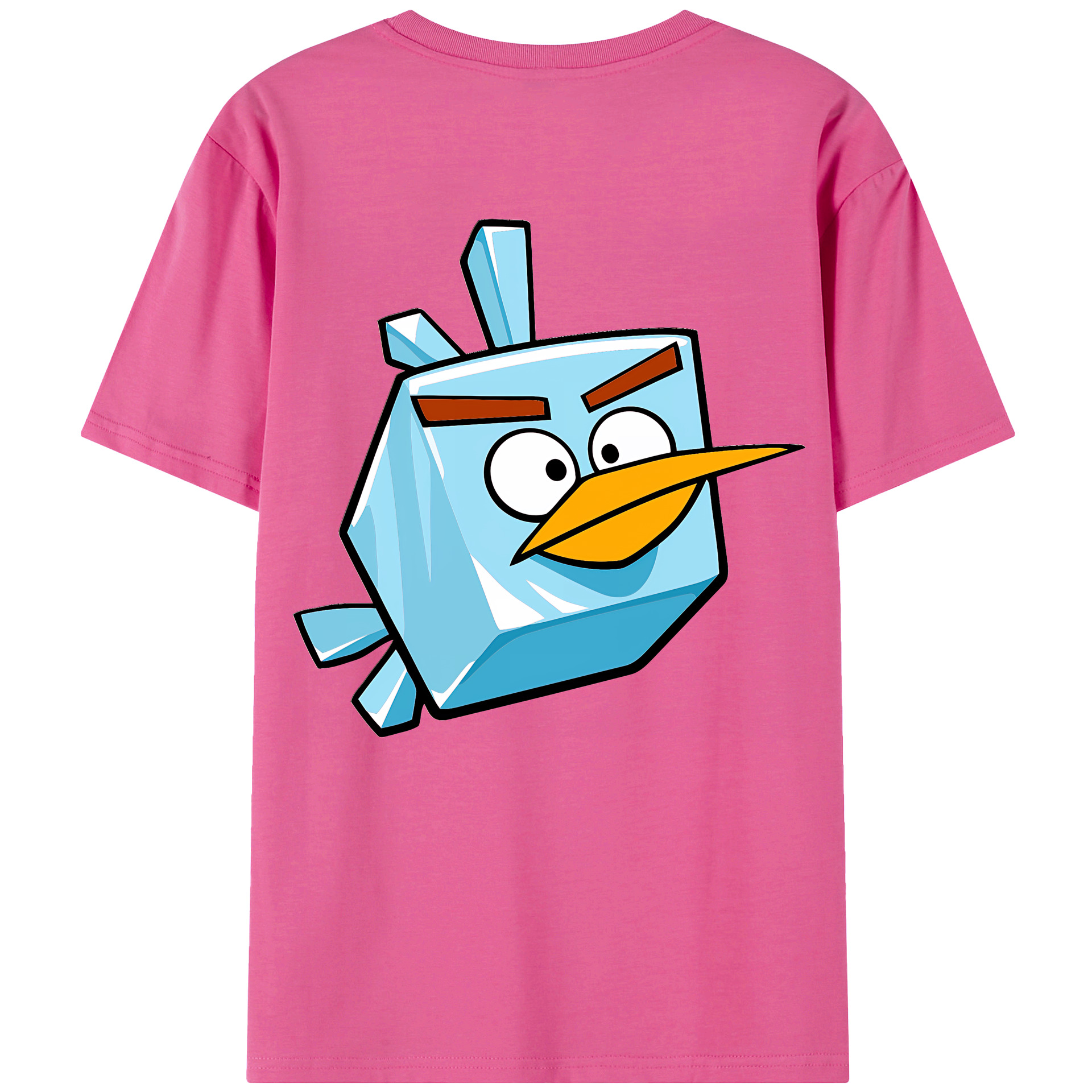 （画像用） Angry Birds アングリーバード レディース半袖Tシャツ(バックプリント)