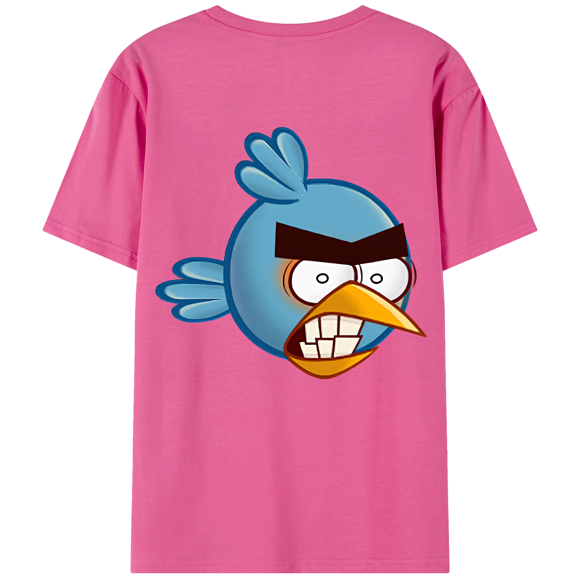 （画像用） Angry Birds アングリーバード レディース半袖Tシャツ(バックプリント)