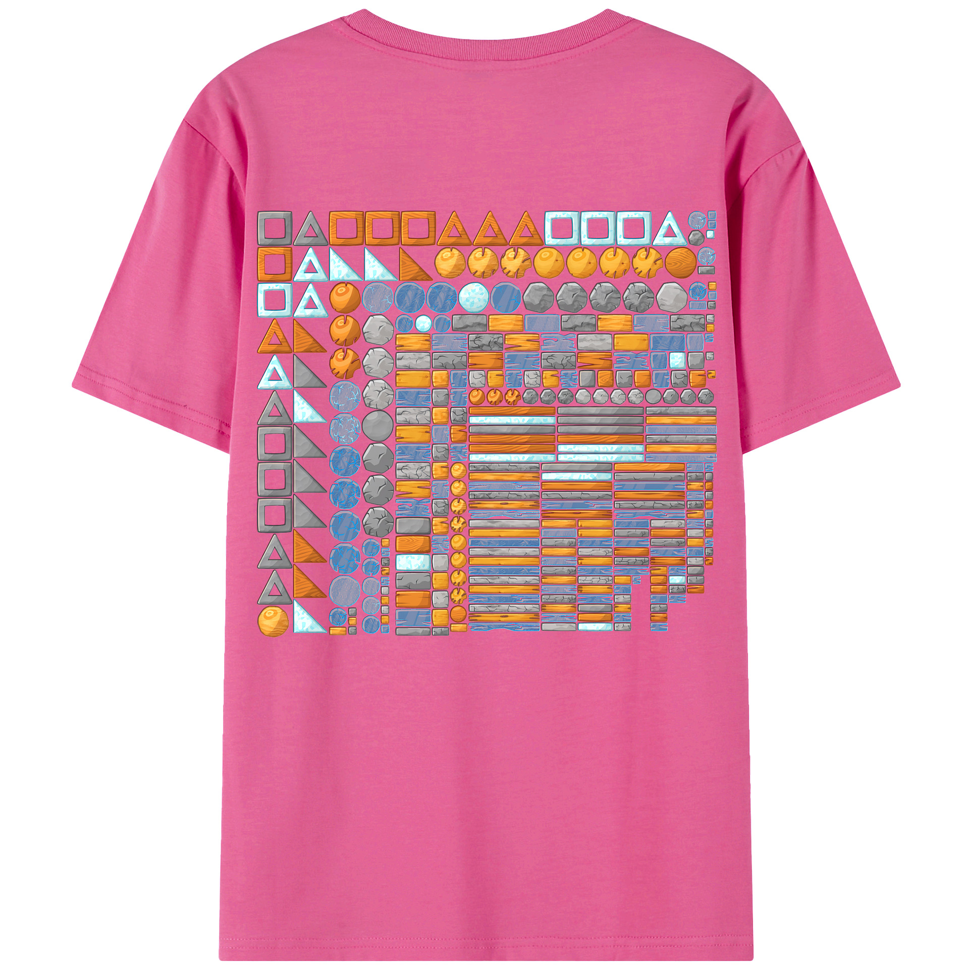 （画像用） Angry Birds アングリーバード レディース半袖Tシャツ(バックプリント)