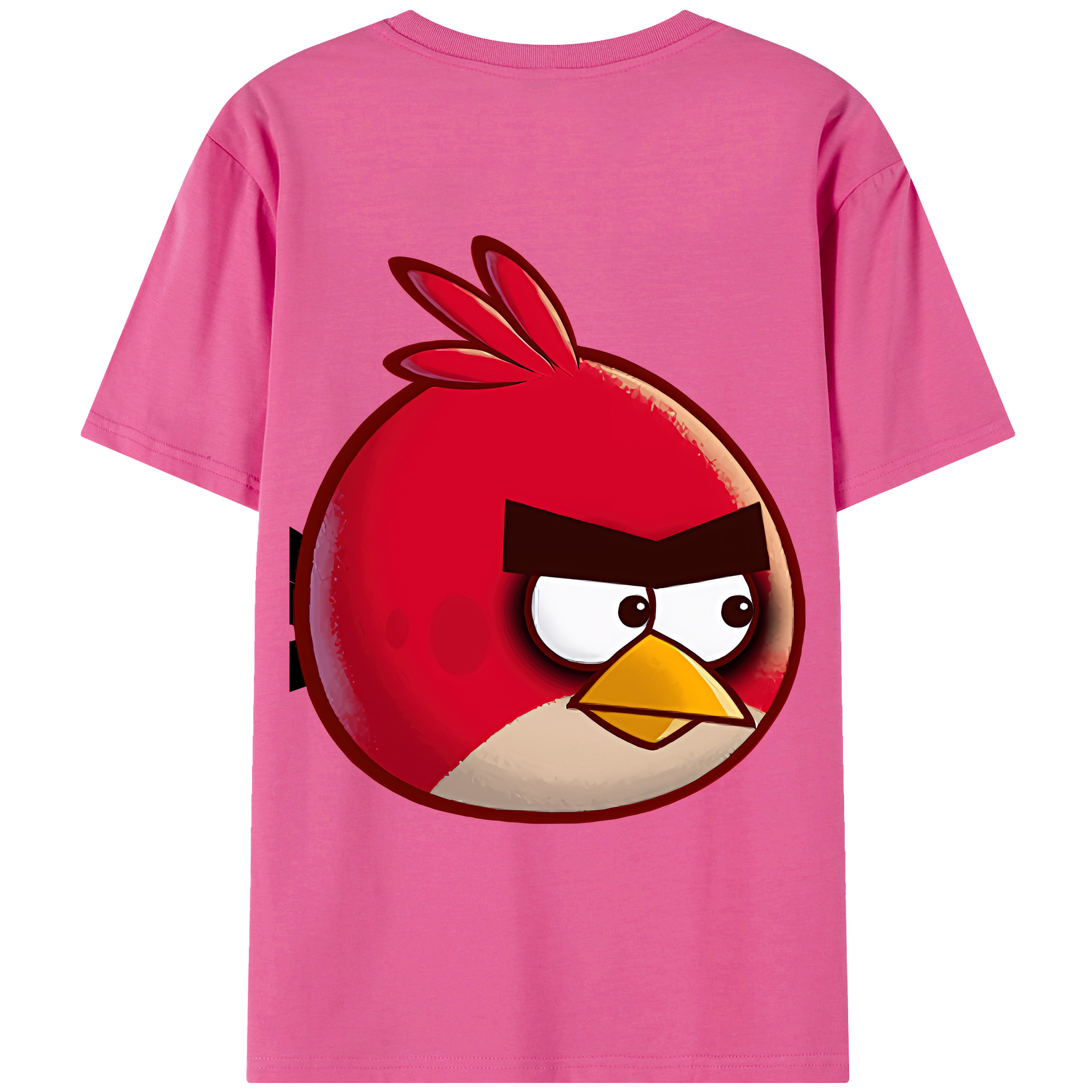 （画像用） Angry Birds アングリーバード レディース半袖Tシャツ(バックプリント)