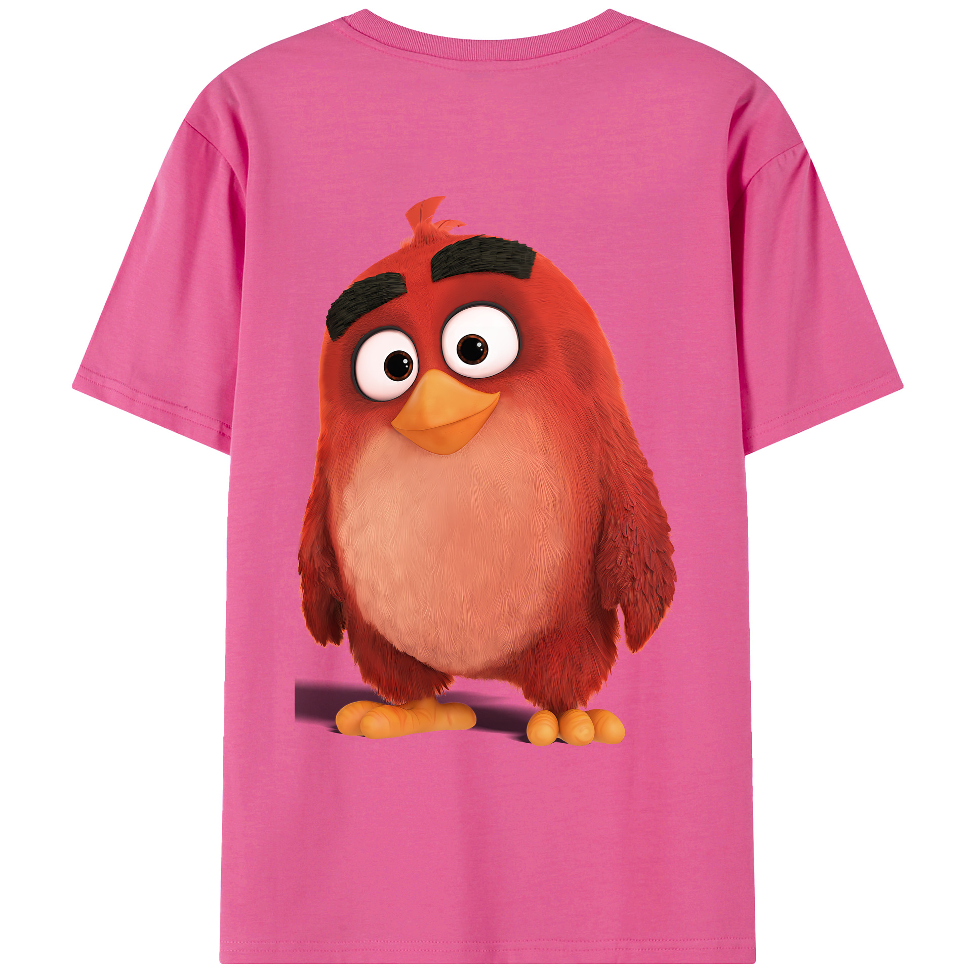 （画像用） Angry Birds アングリーバード レディース半袖Tシャツ(バックプリント)