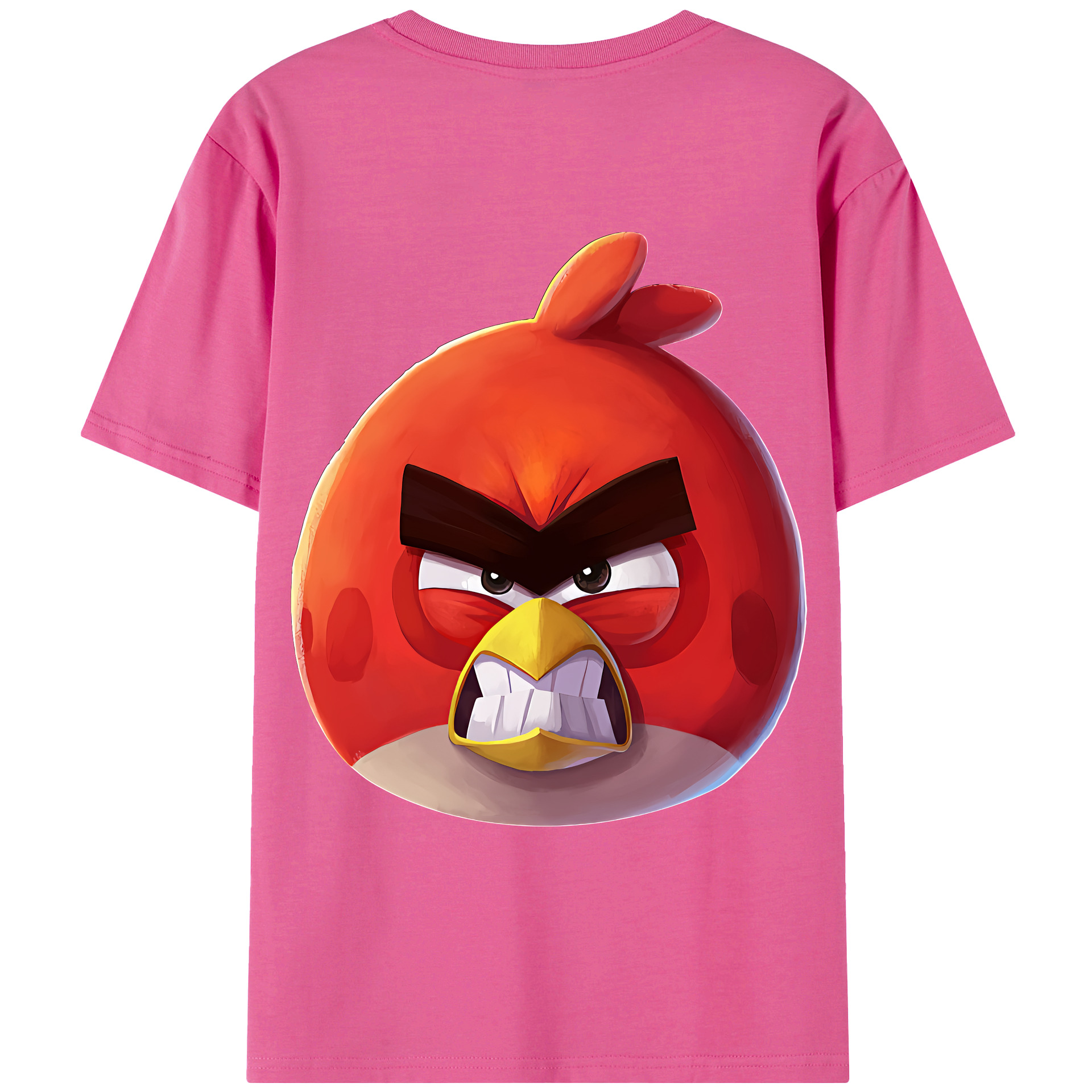 （画像用） Angry Birds アングリーバード レディース半袖Tシャツ(バックプリント)
