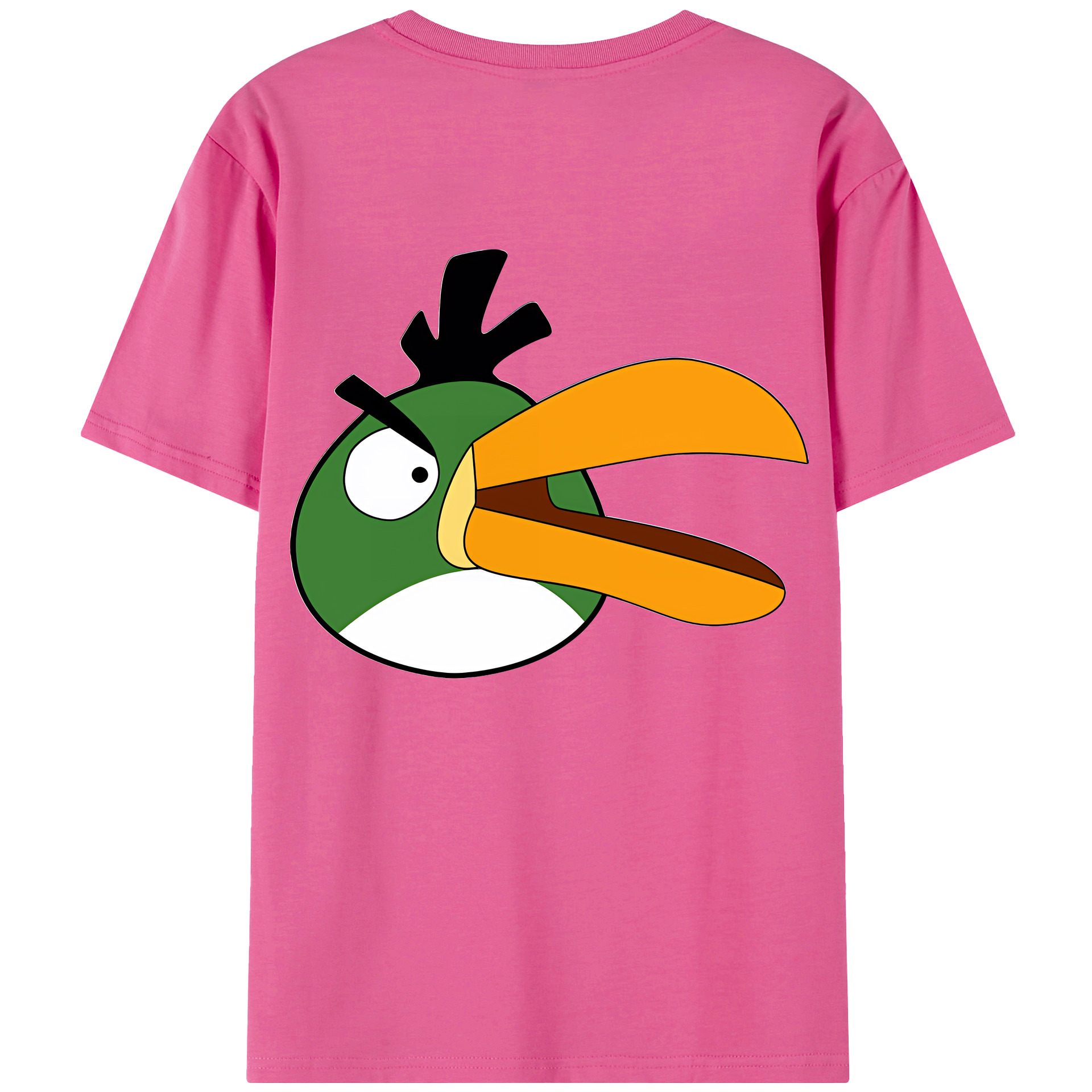 （画像用） Angry Birds アングリーバード レディース半袖Tシャツ(バックプリント)
