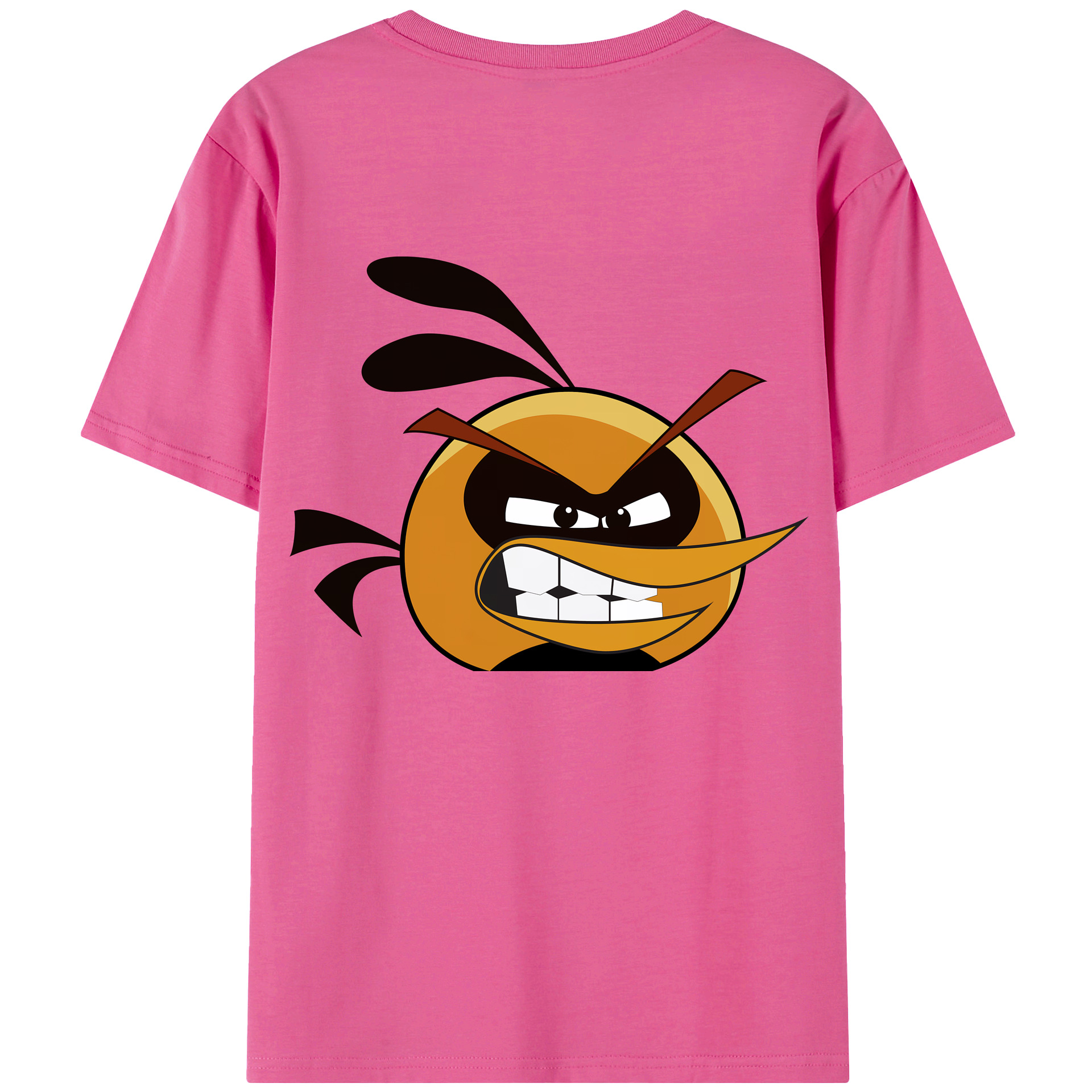 （画像用） Angry Birds アングリーバード レディース半袖Tシャツ(バックプリント)