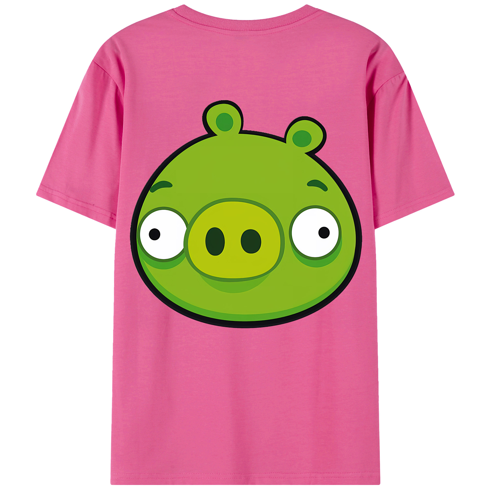 （画像用） Angry Birds アングリーバード レディース半袖Tシャツ(バックプリント)
