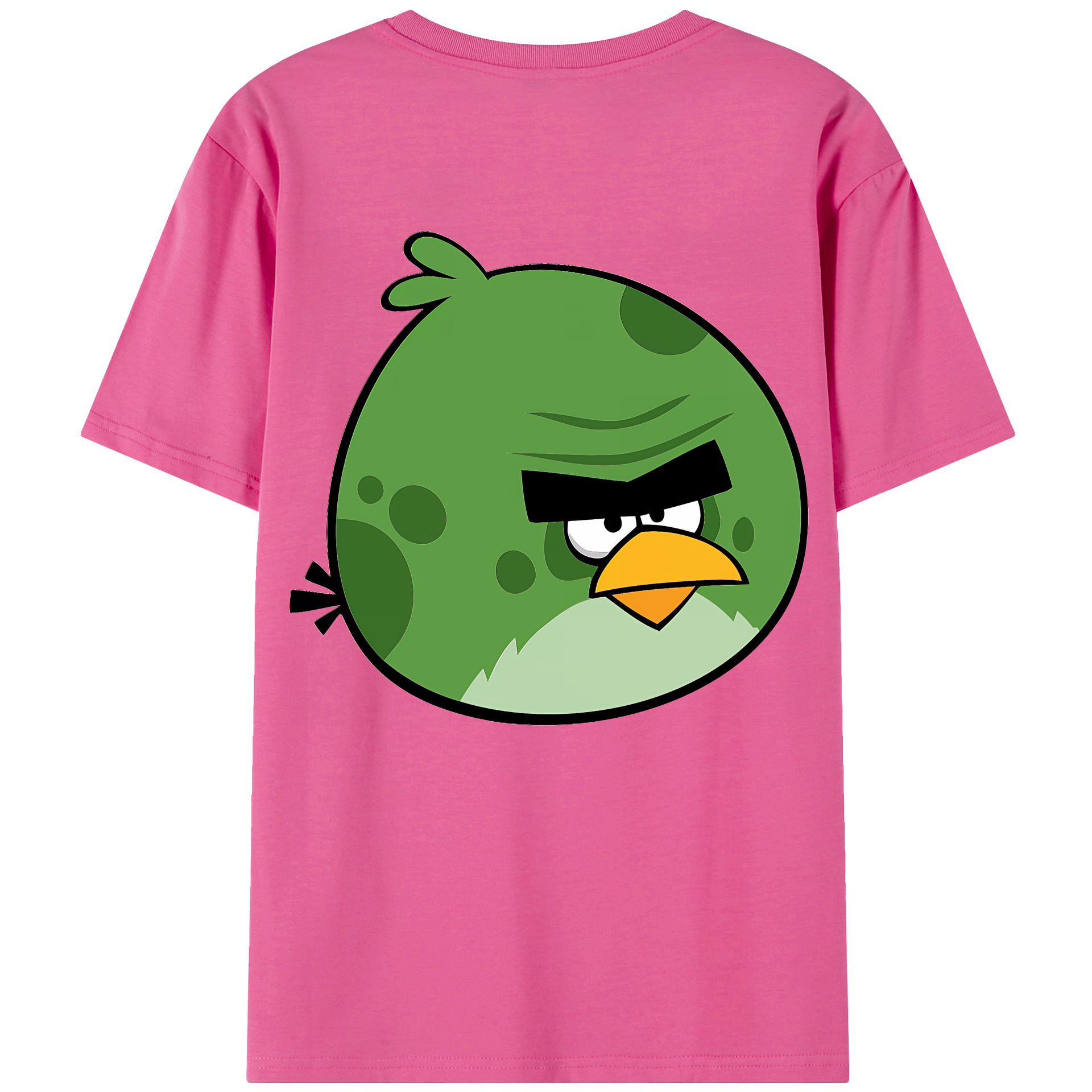 （画像用） Angry Birds アングリーバード レディース半袖Tシャツ(バックプリント)