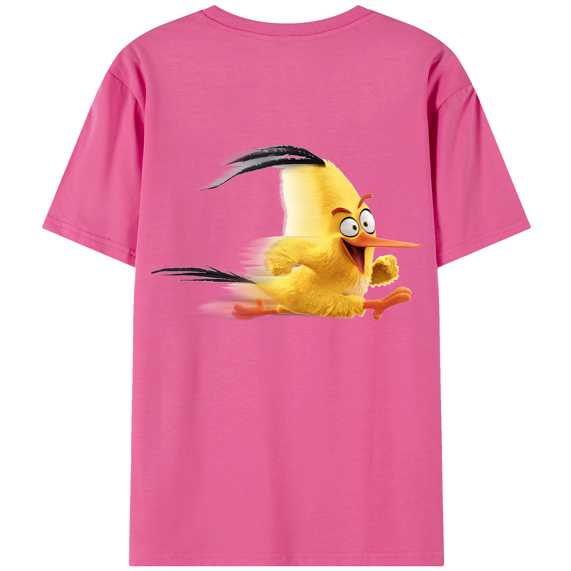 （画像用） Angry Birds アングリーバード レディース半袖Tシャツ(バックプリント)