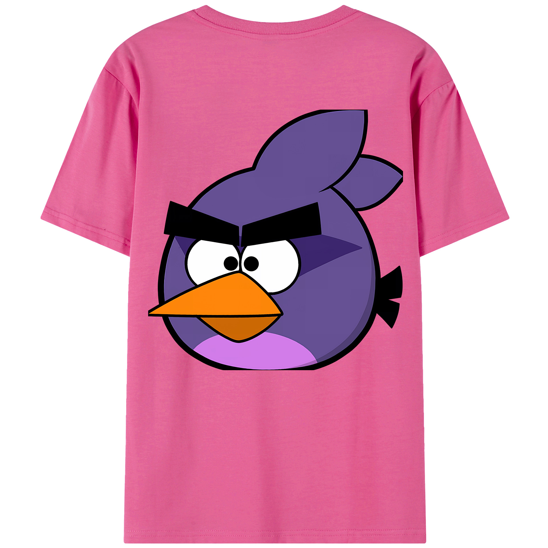 （画像用） Angry Birds アングリーバード レディース半袖Tシャツ(バックプリント)