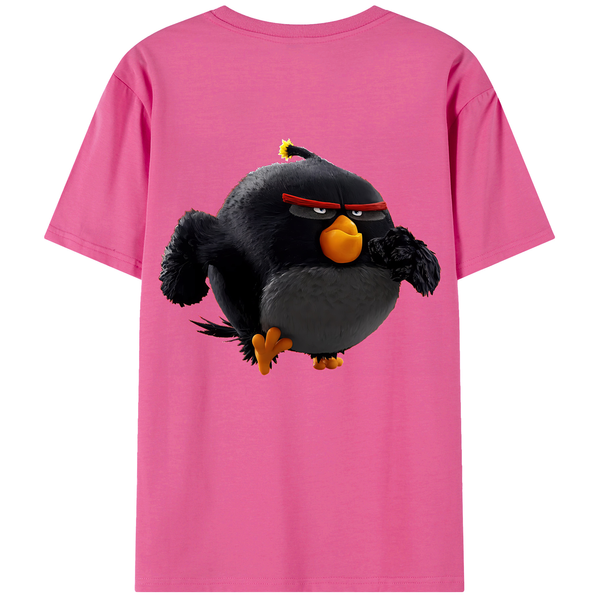 （画像用） Angry Birds アングリーバード レディース半袖Tシャツ(バックプリント)