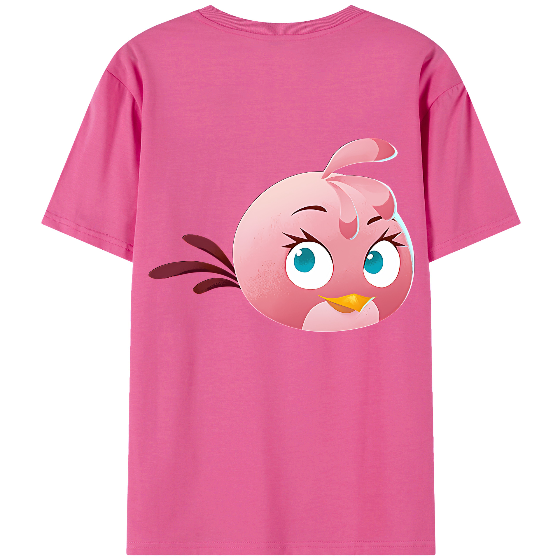 （画像用） Angry Birds アングリーバード レディース半袖Tシャツ(バックプリント)