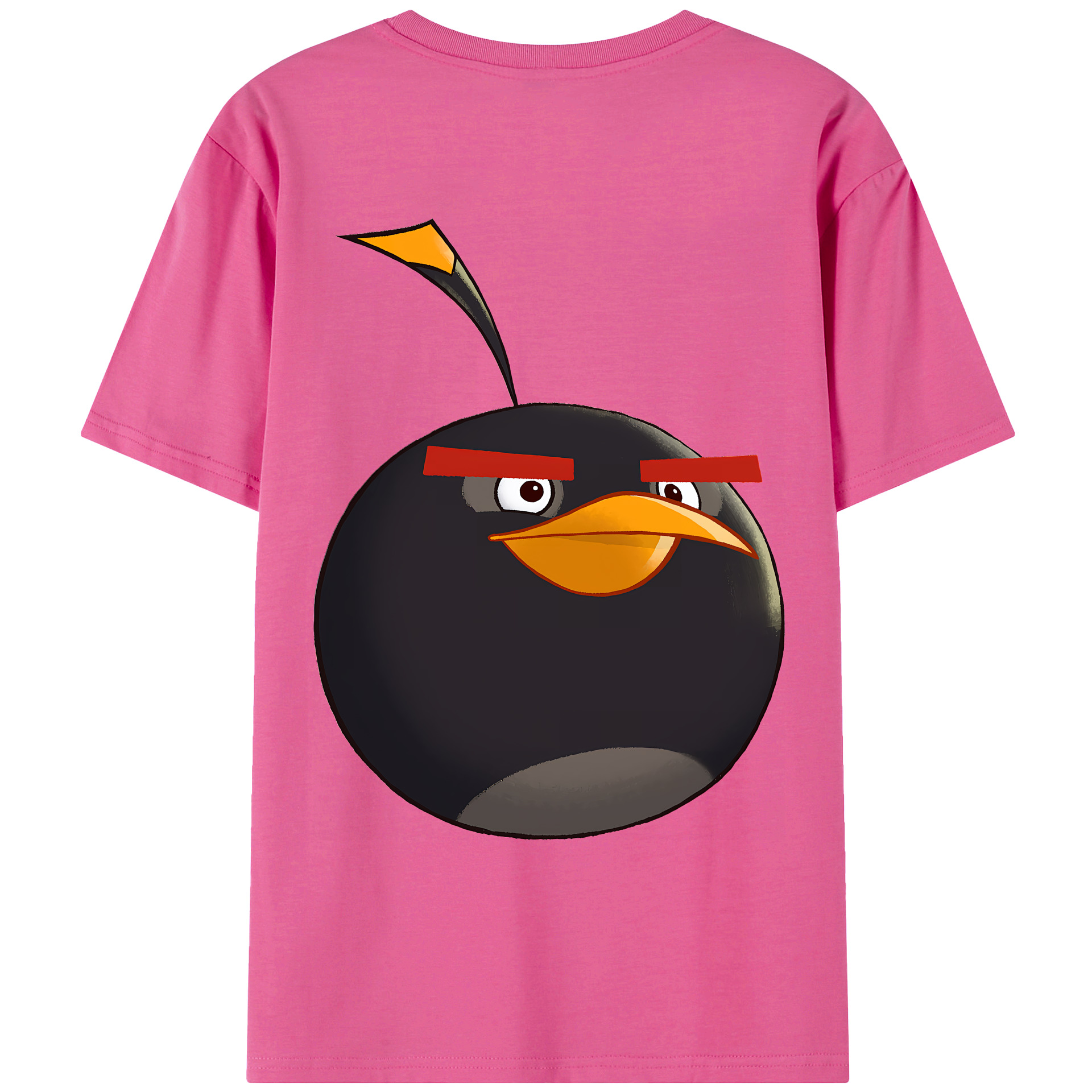 （画像用） Angry Birds アングリーバード レディース半袖Tシャツ(バックプリント)