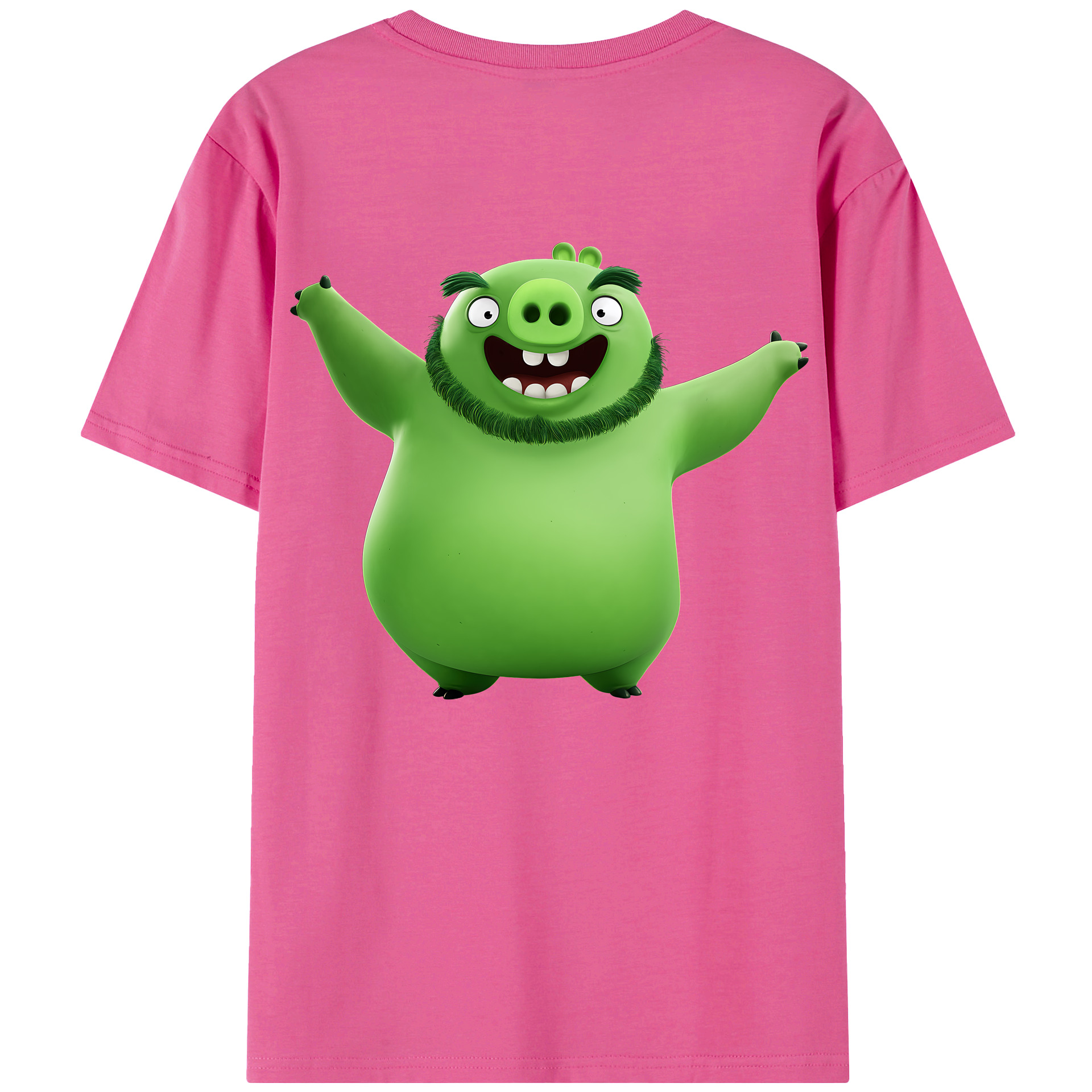 （画像用） Angry Birds アングリーバード レディース半袖Tシャツ(バックプリント)
