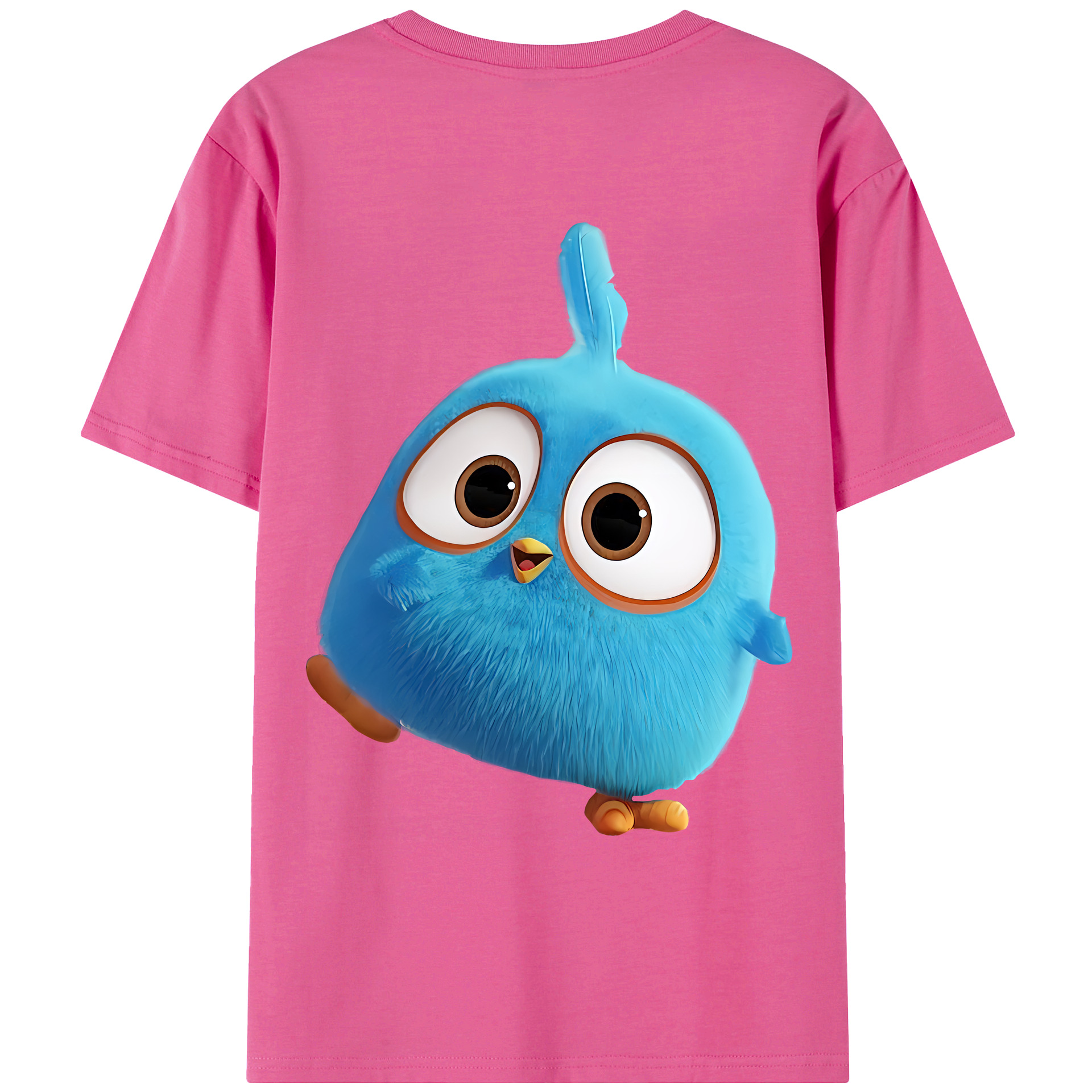 （画像用） Angry Birds アングリーバード レディース半袖Tシャツ(バックプリント)