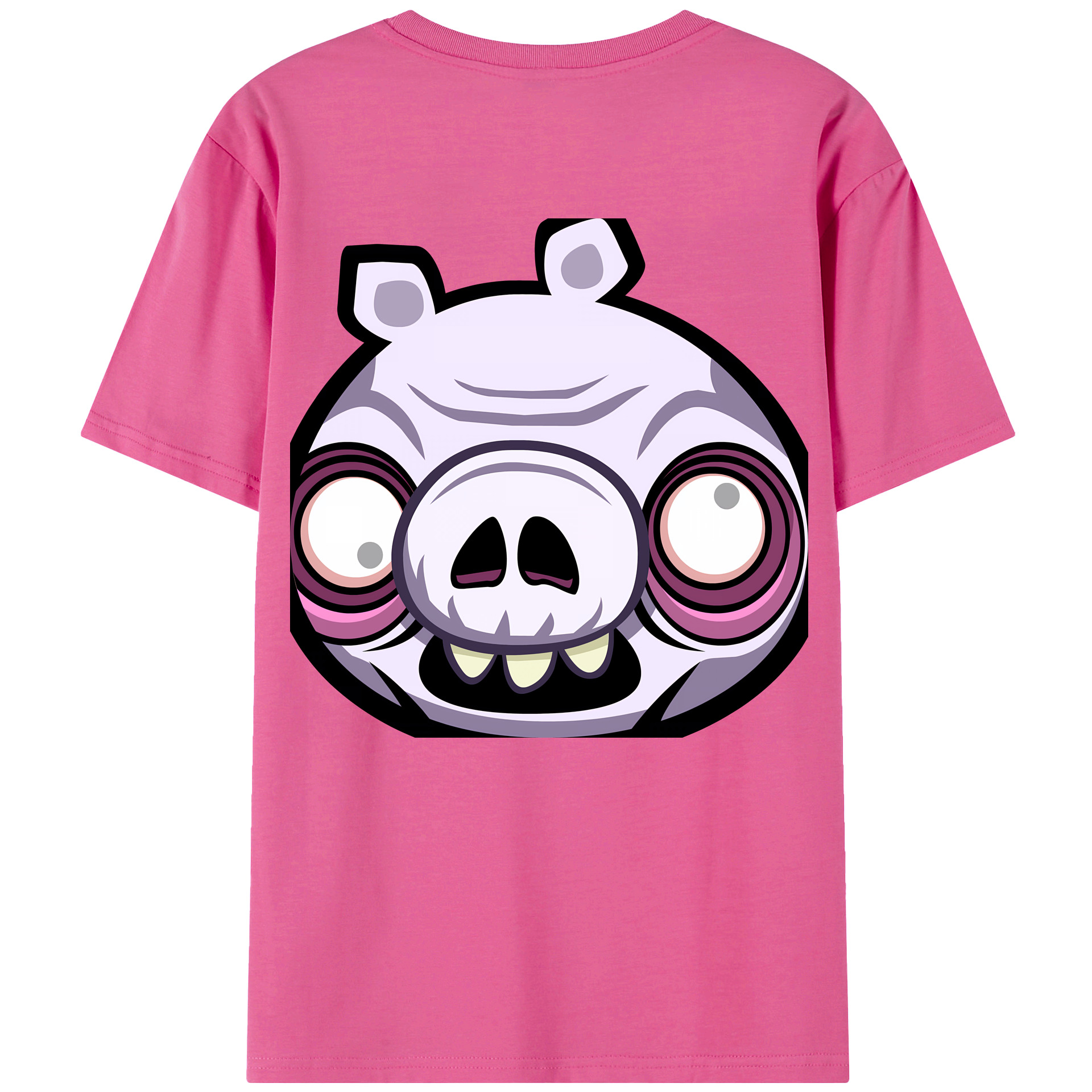 （画像用） Angry Birds アングリーバード レディース半袖Tシャツ(バックプリント)