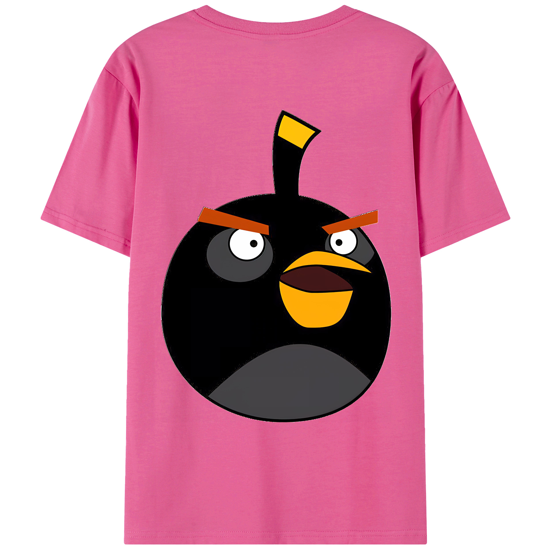 （画像用） Angry Birds アングリーバード レディース半袖Tシャツ(バックプリント)