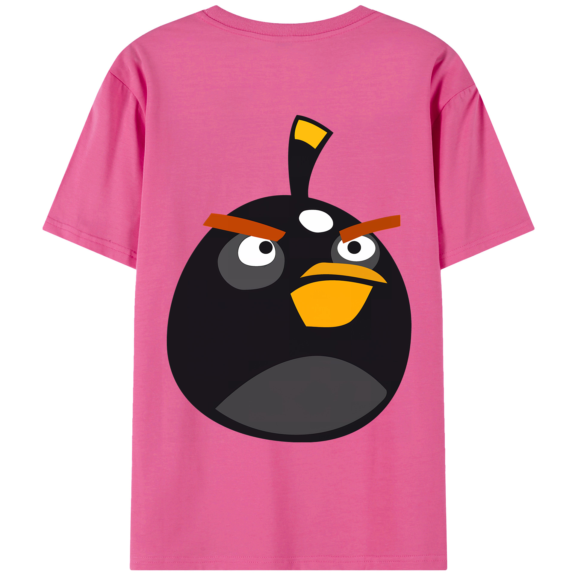 （画像用） Angry Birds アングリーバード レディース半袖Tシャツ(バックプリント)