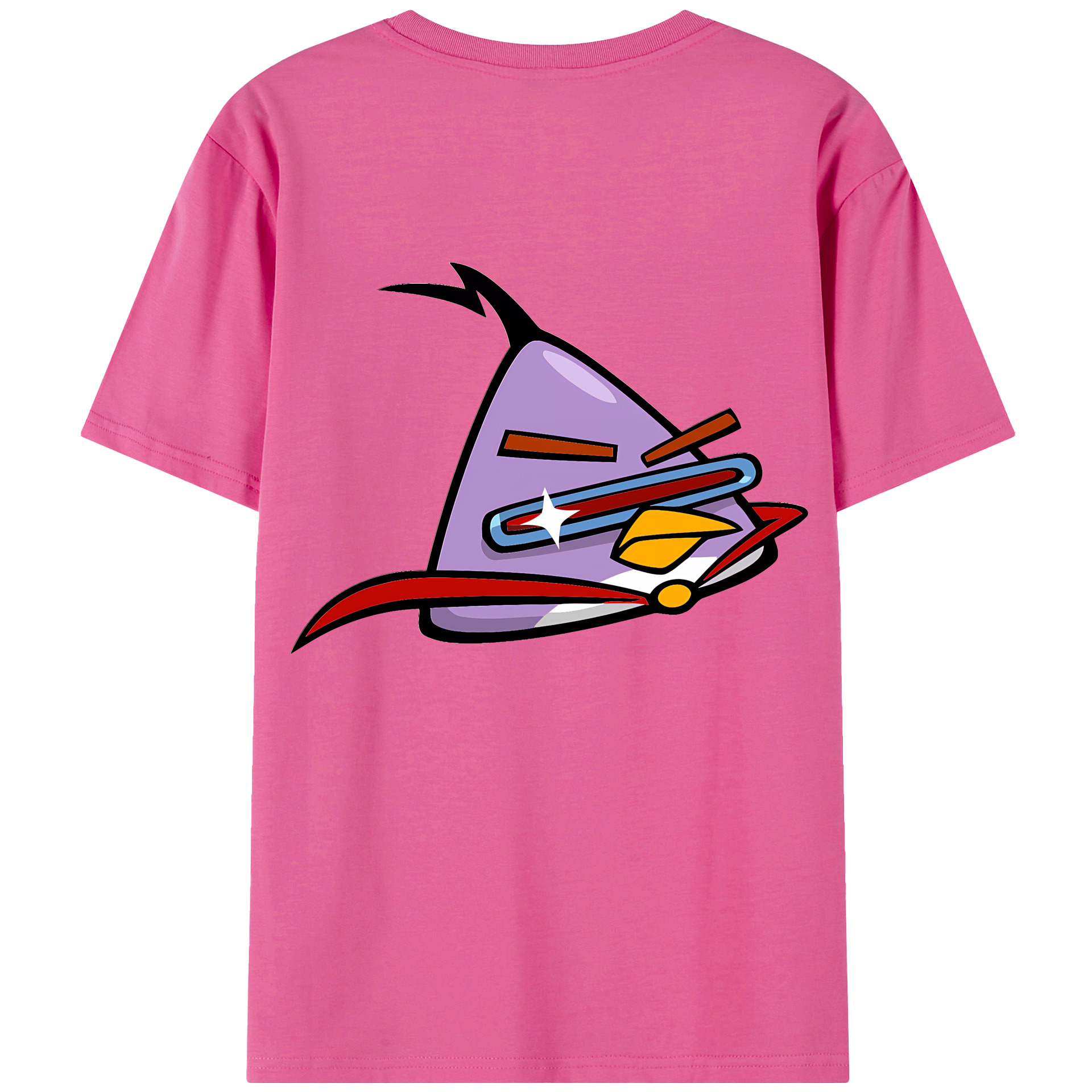 （画像用） Angry Birds アングリーバード レディース半袖Tシャツ(バックプリント)