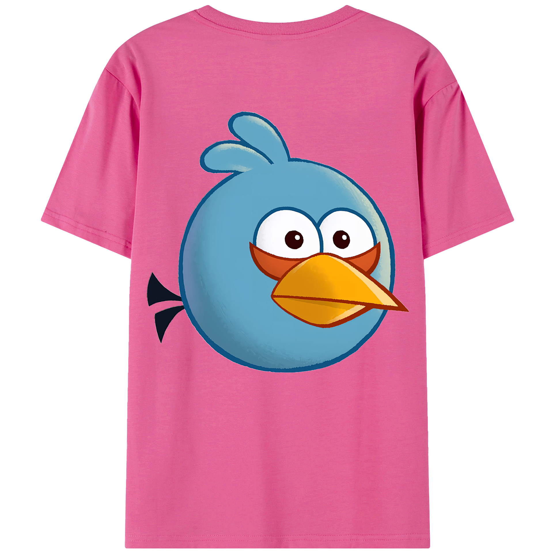 （画像用） Angry Birds アングリーバード レディース半袖Tシャツ(バックプリント)