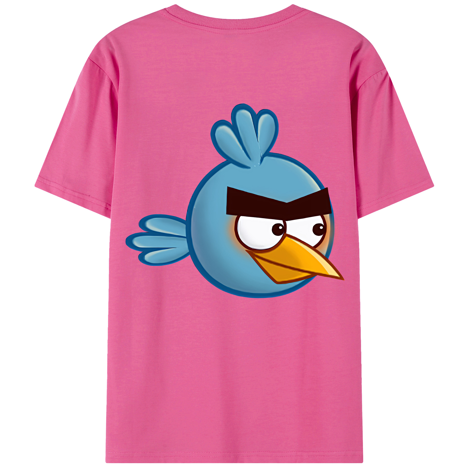 （画像用） Angry Birds アングリーバード レディース半袖Tシャツ(バックプリント)