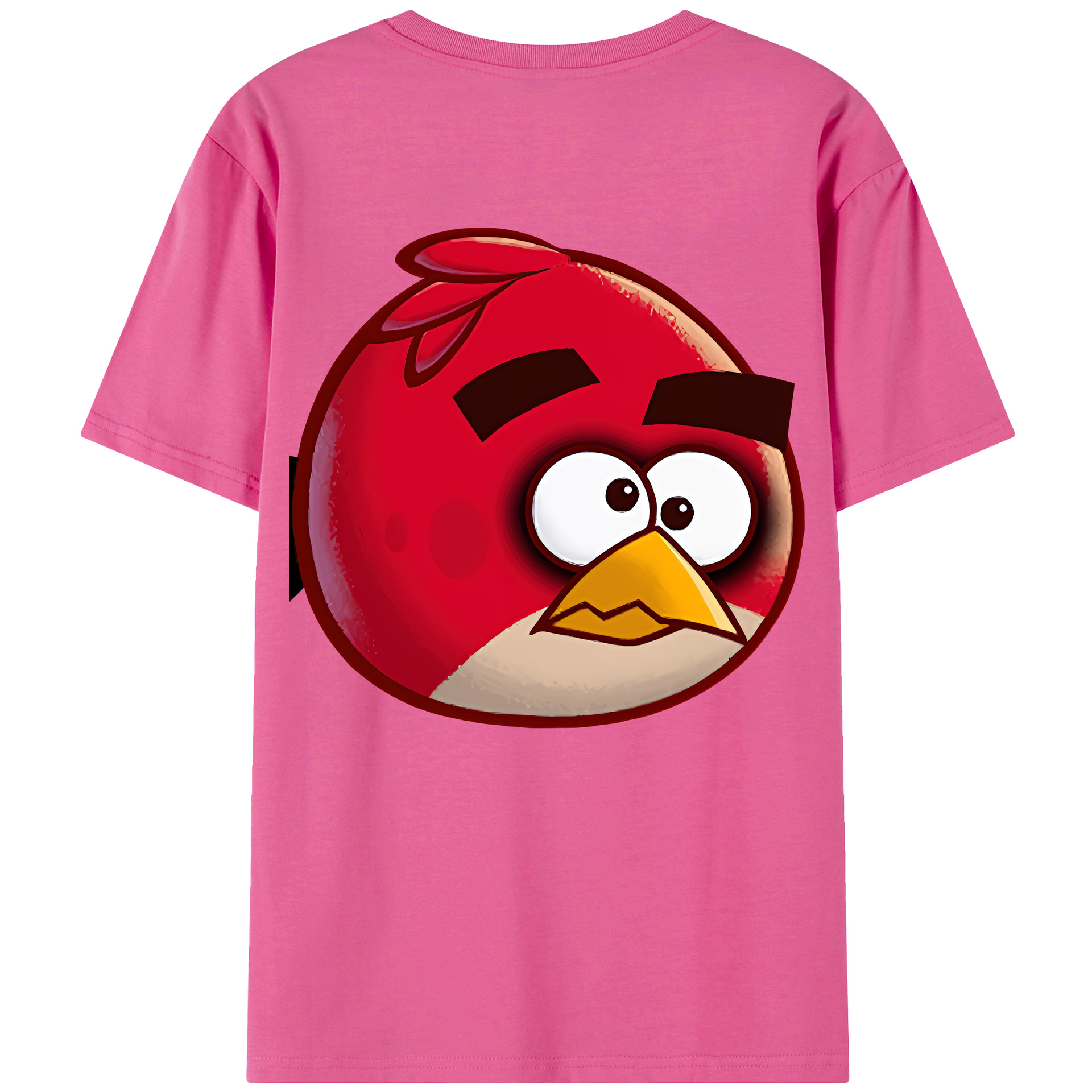 （画像用） Angry Birds アングリーバード レディース半袖Tシャツ(バックプリント)