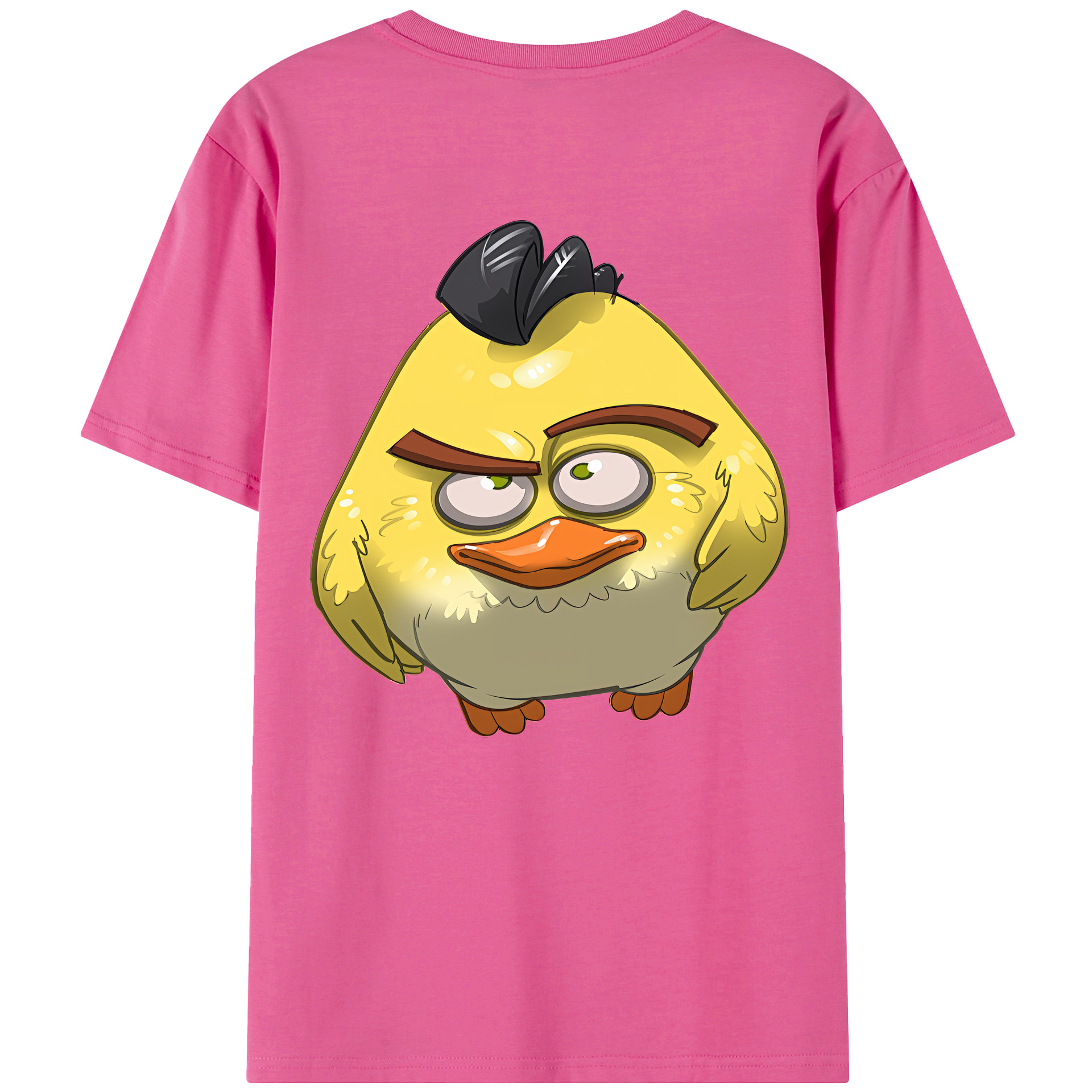 （画像用） Angry Birds アングリーバード レディース半袖Tシャツ(バックプリント)