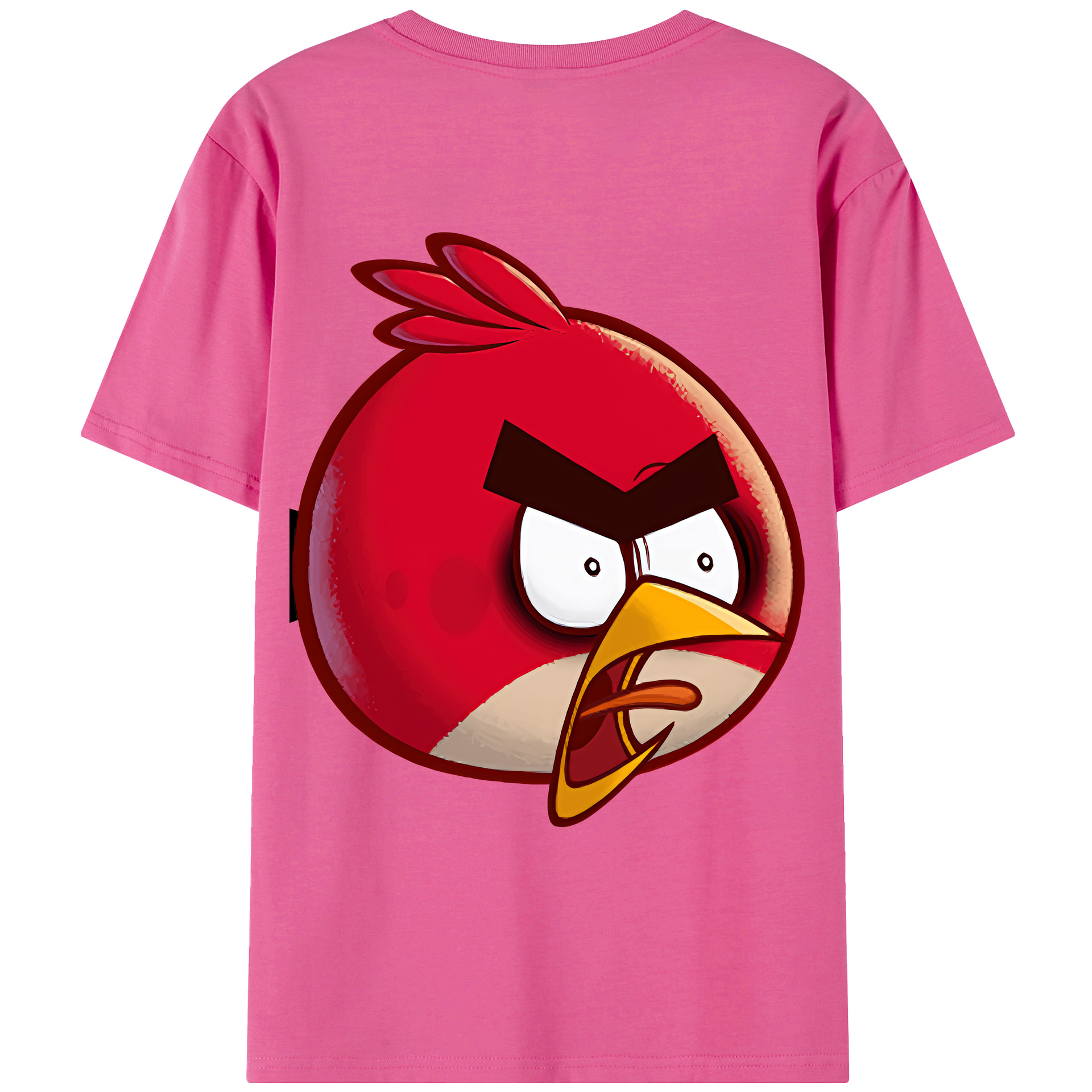 （画像用） Angry Birds アングリーバード レディース半袖Tシャツ(バックプリント)