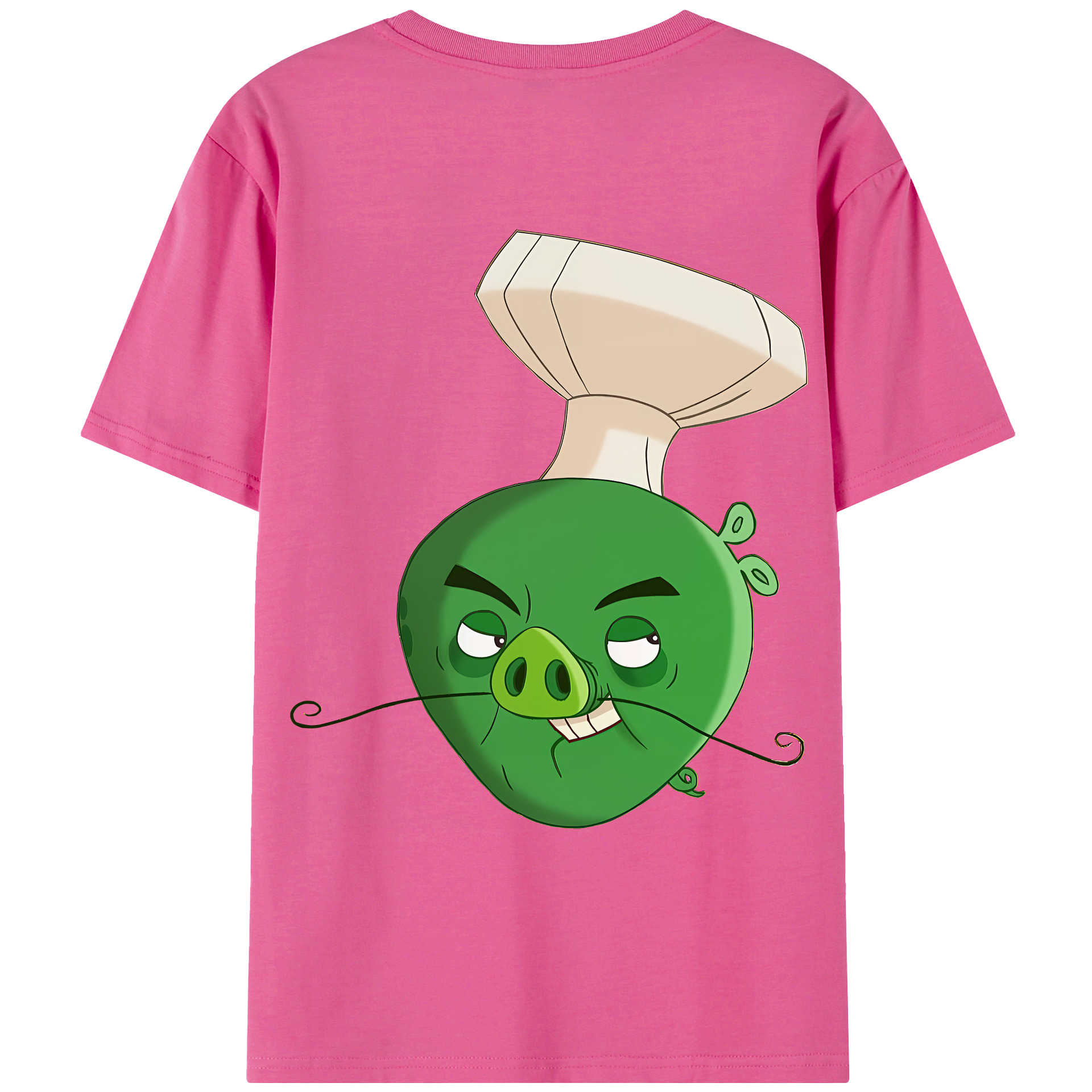 （画像用） Angry Birds アングリーバード レディース半袖Tシャツ(バックプリント)