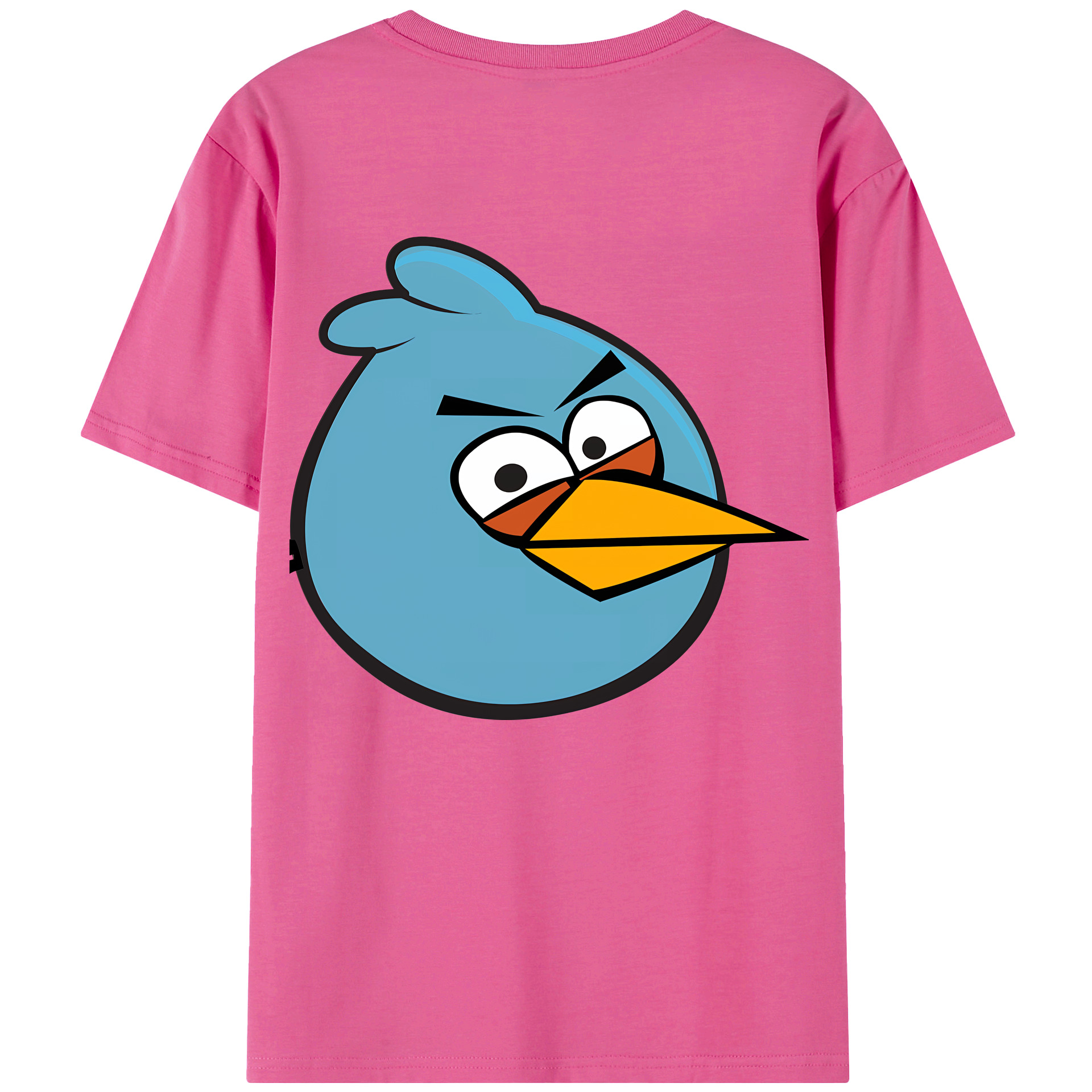 （画像用） Angry Birds アングリーバード レディース半袖Tシャツ(バックプリント)