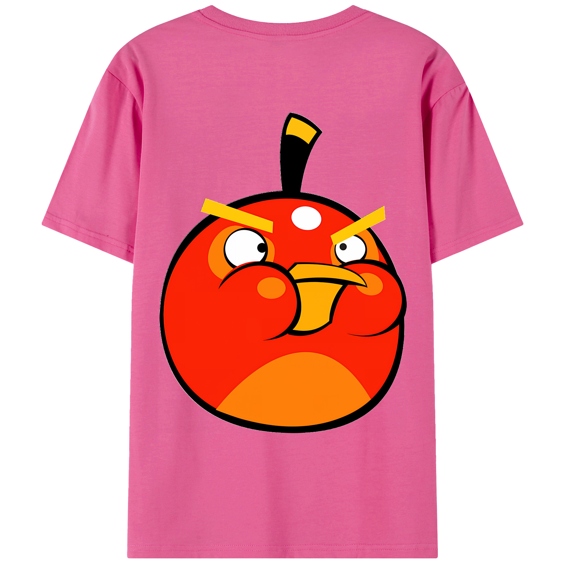 （画像用） Angry Birds アングリーバード レディース半袖Tシャツ(バックプリント)