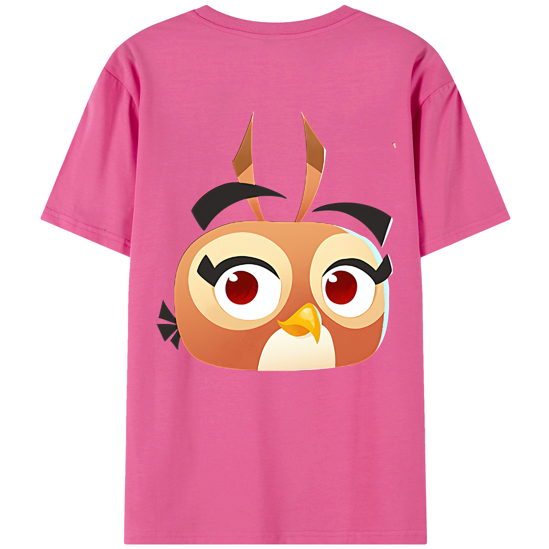 （画像用） Angry Birds アングリーバード レディース半袖Tシャツ(バックプリント)