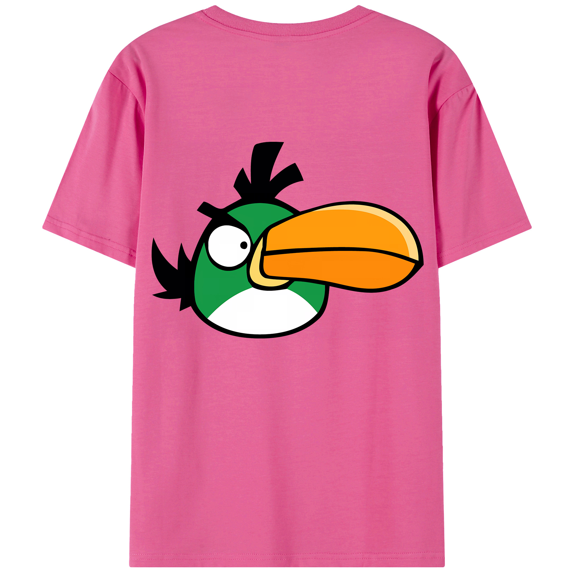 （画像用） Angry Birds アングリーバード レディース半袖Tシャツ(バックプリント)