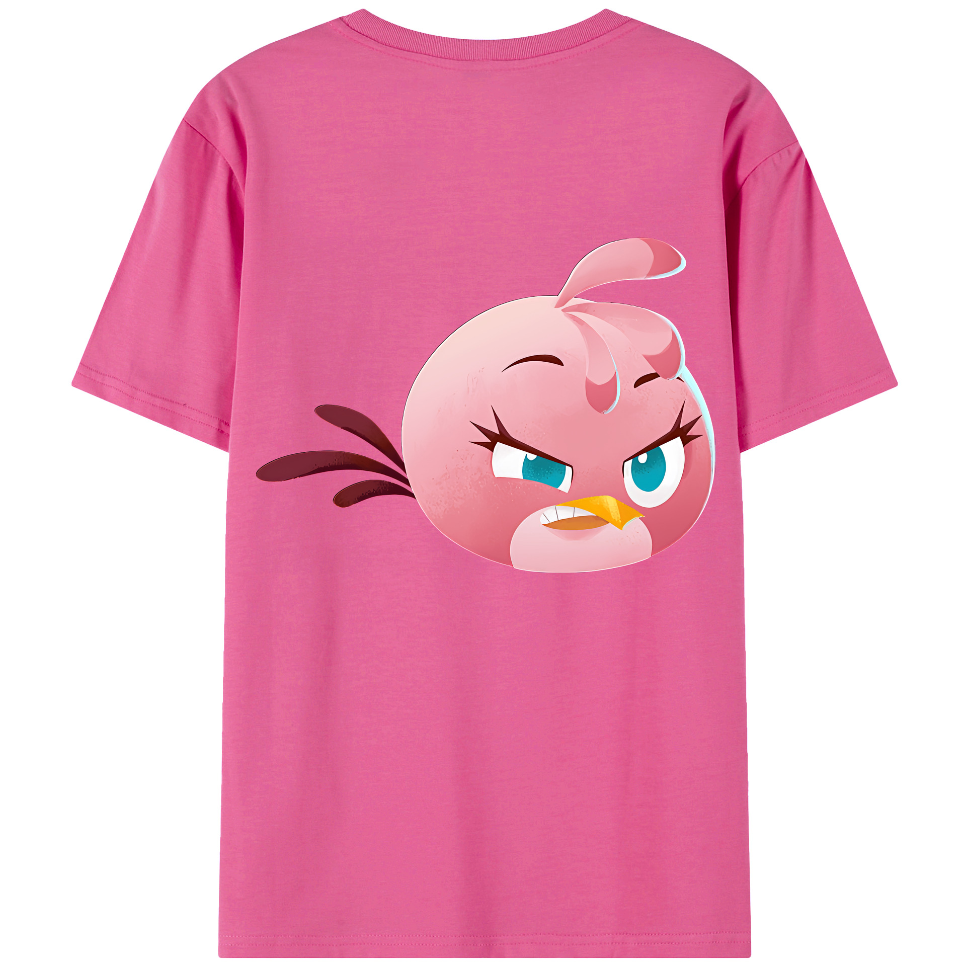 （画像用） Angry Birds アングリーバード レディース半袖Tシャツ(バックプリント)