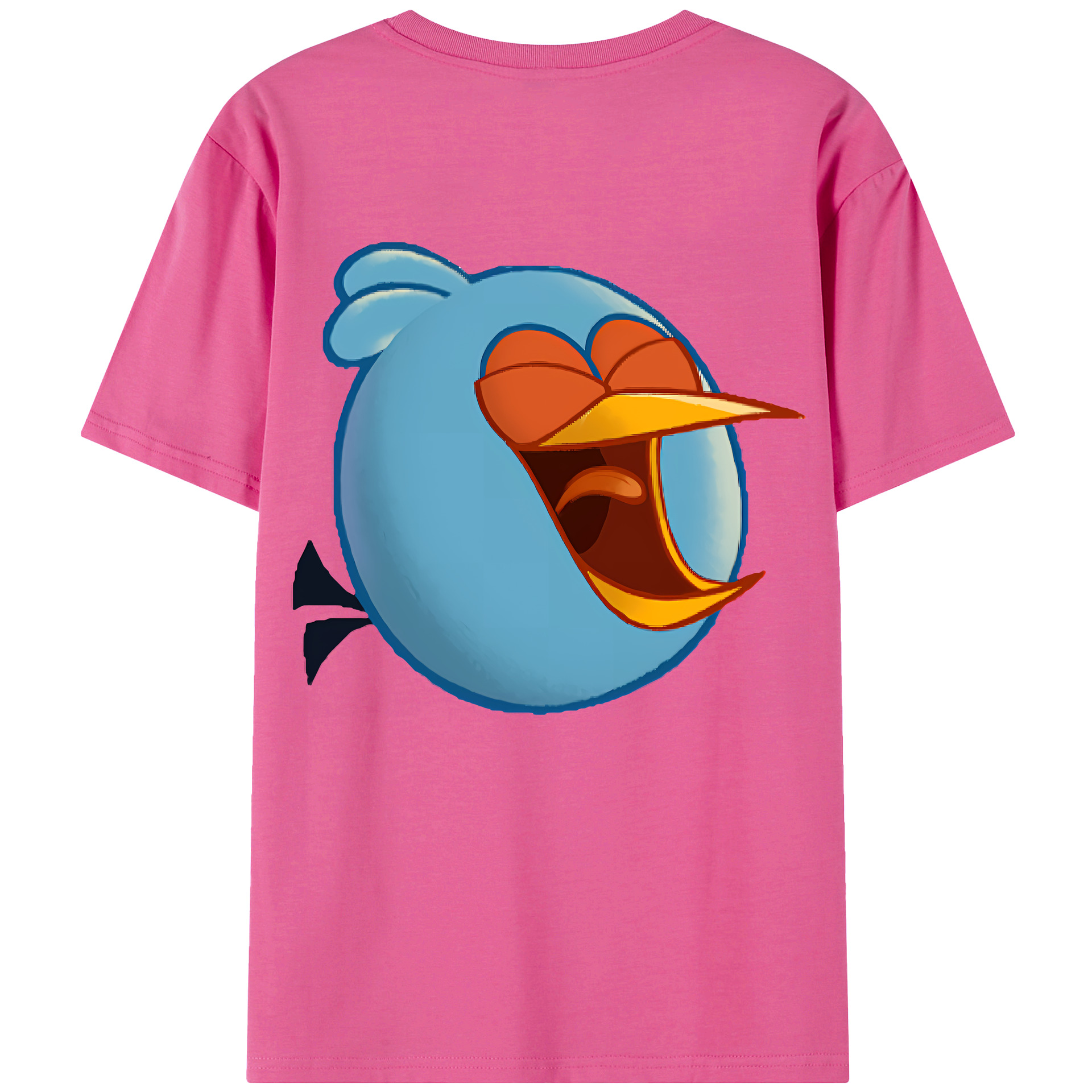 （画像用） Angry Birds アングリーバード レディース半袖Tシャツ(バックプリント)
