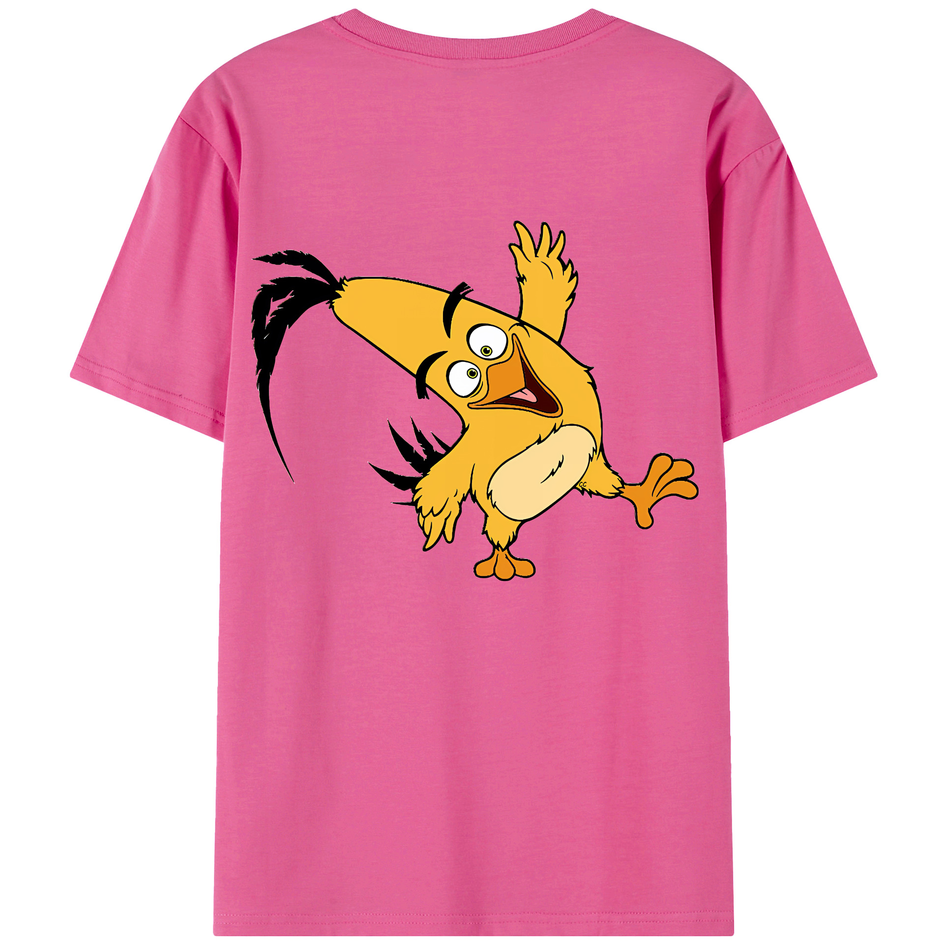 （画像用） Angry Birds アングリーバード レディース半袖Tシャツ(バックプリント)