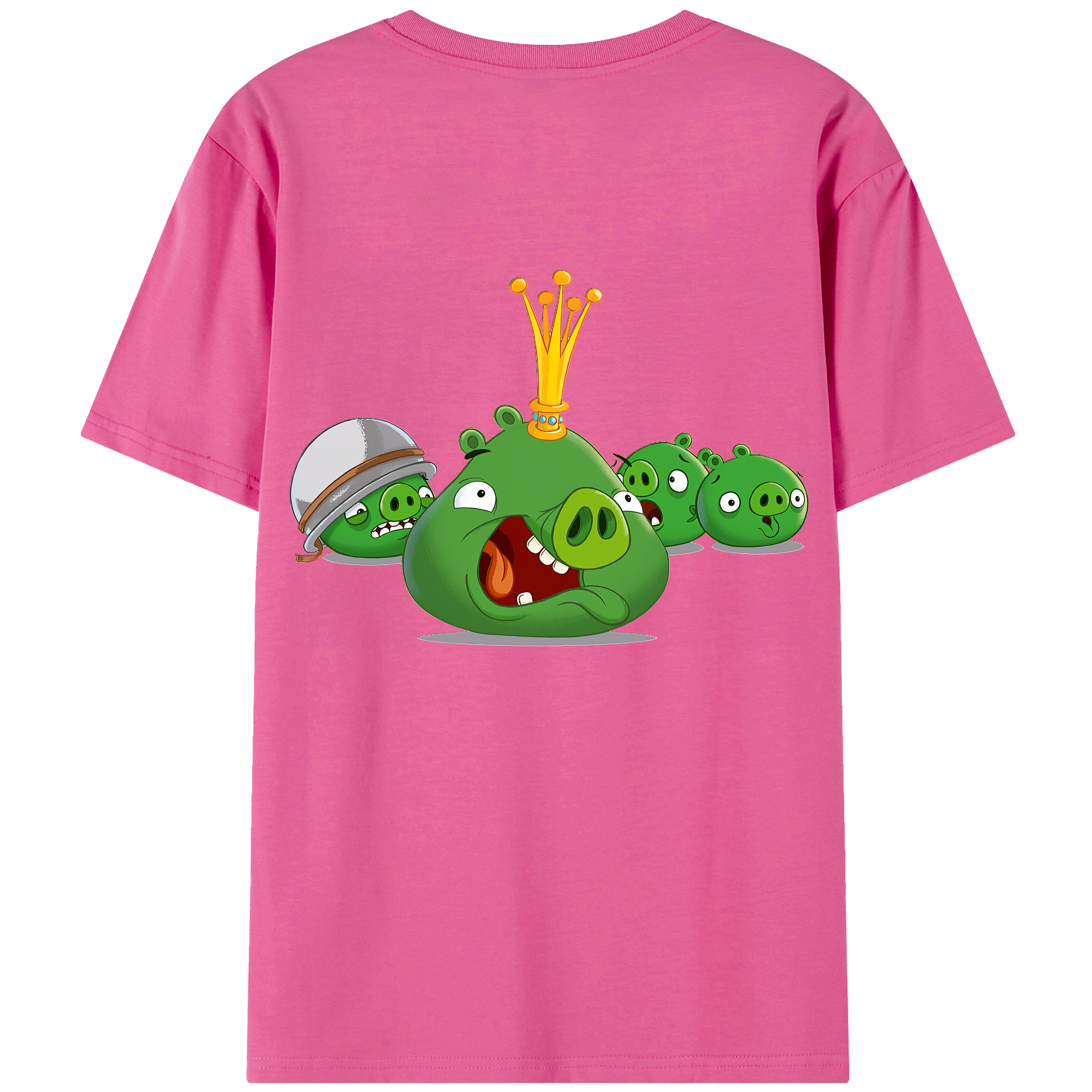 （画像用） Angry Birds アングリーバード レディース半袖Tシャツ(バックプリント)