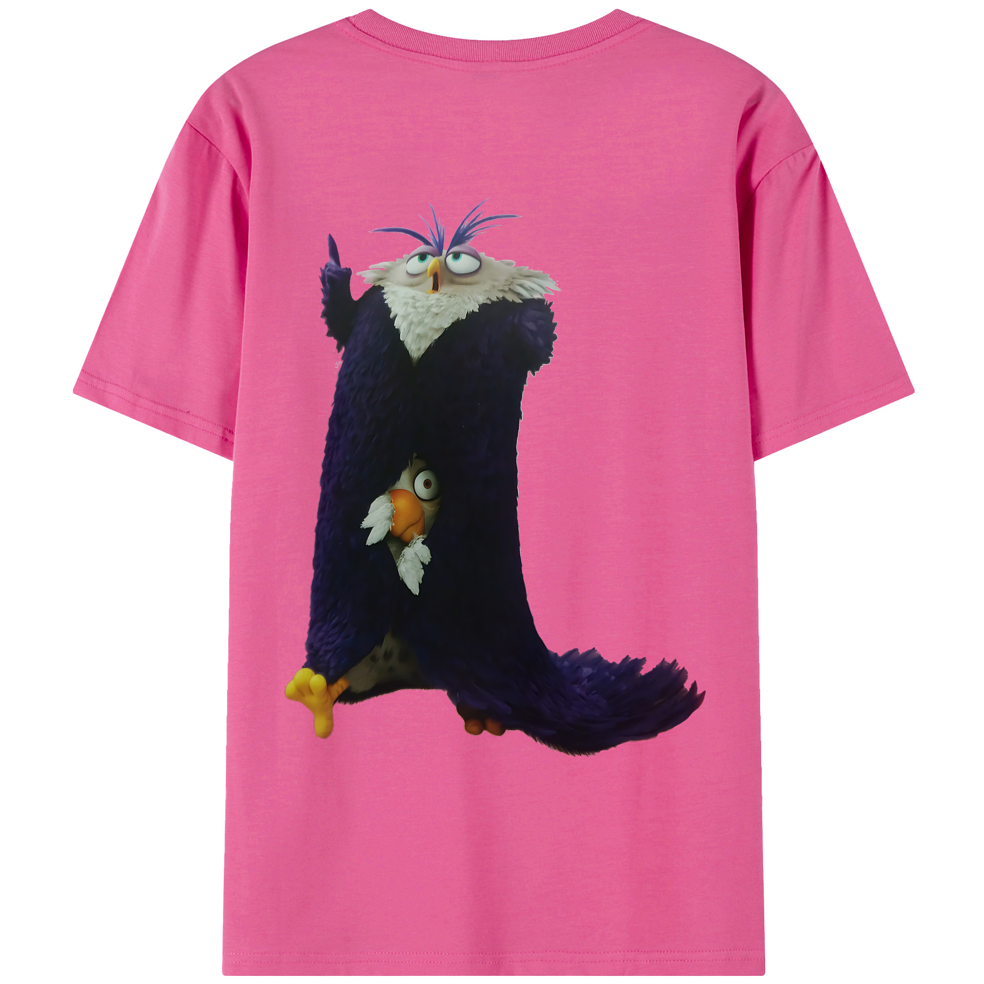 （画像用） Angry Birds アングリーバード レディース半袖Tシャツ(バックプリント)