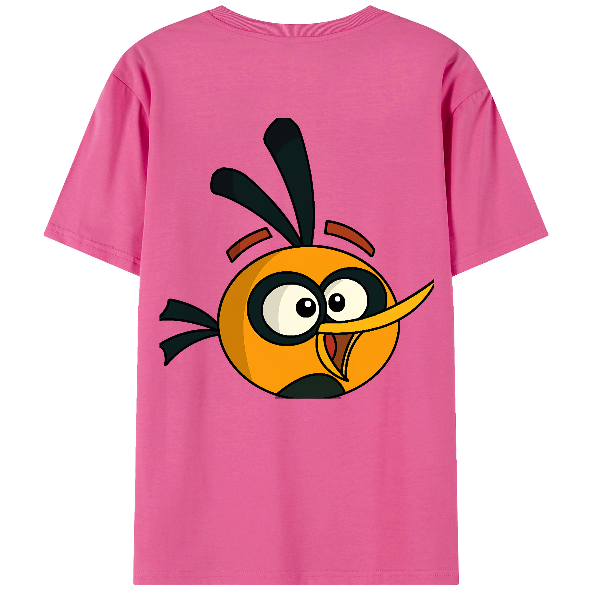 （画像用） Angry Birds アングリーバード レディース半袖Tシャツ(バックプリント)