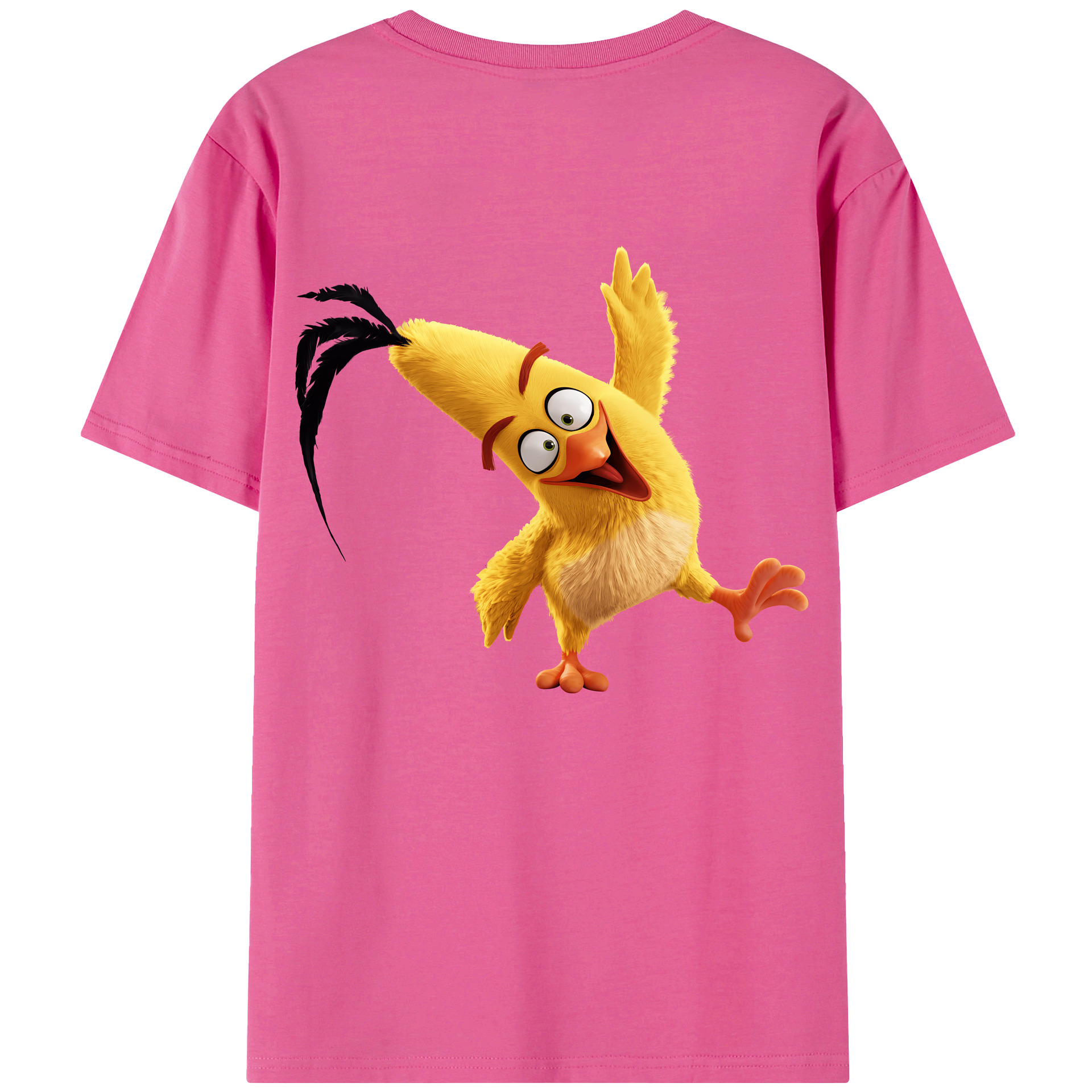 （画像用） Angry Birds アングリーバード レディース半袖Tシャツ(バックプリント)