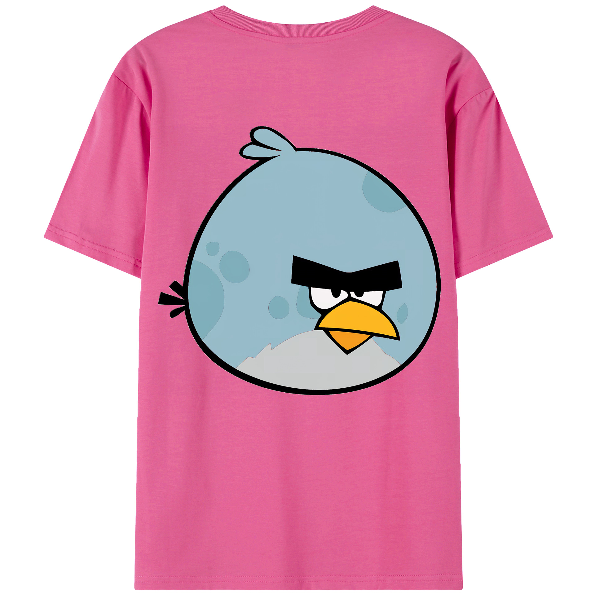 （画像用） Angry Birds アングリーバード レディース半袖Tシャツ(バックプリント)