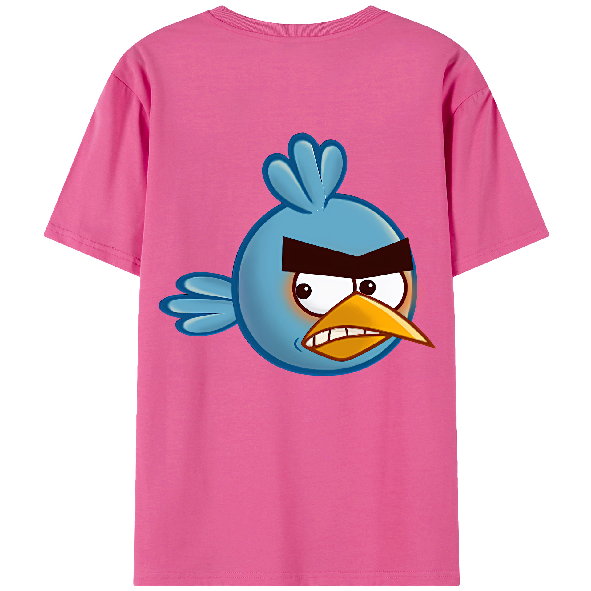 （画像用） Angry Birds アングリーバード レディース半袖Tシャツ(バックプリント)