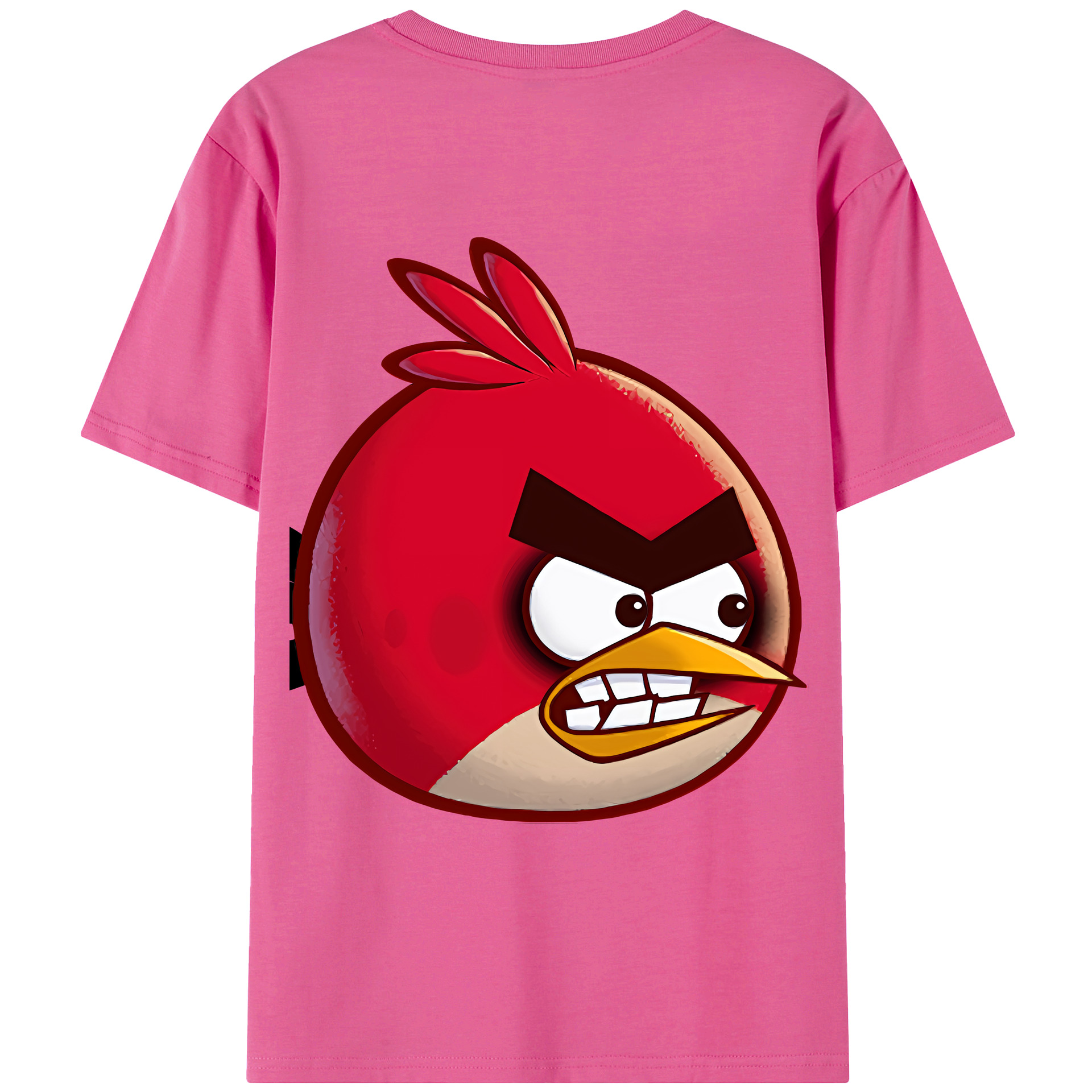（画像用） Angry Birds アングリーバード レディース半袖Tシャツ(バックプリント)